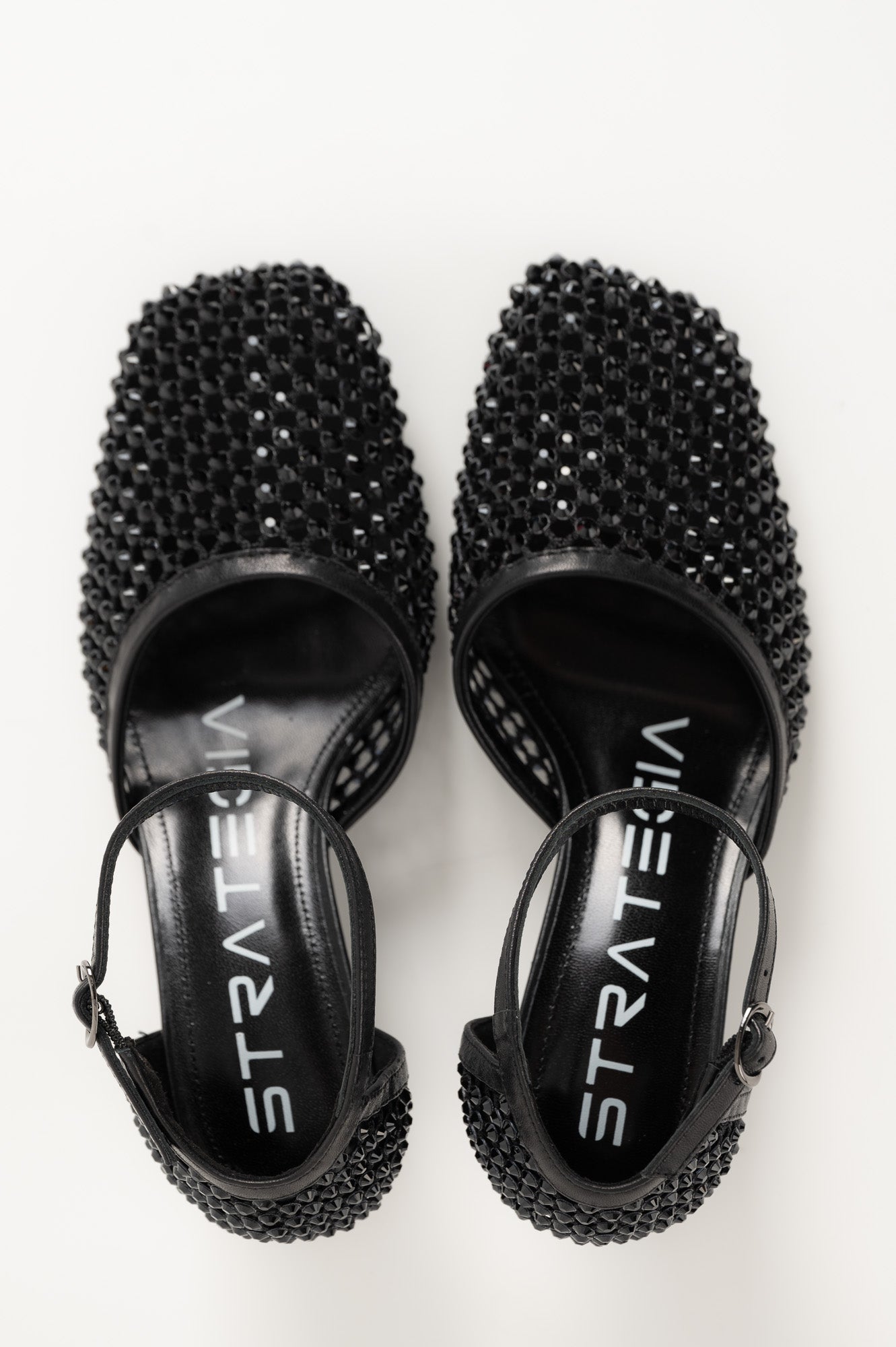 Crystal Pump Décolleté | Black Strass