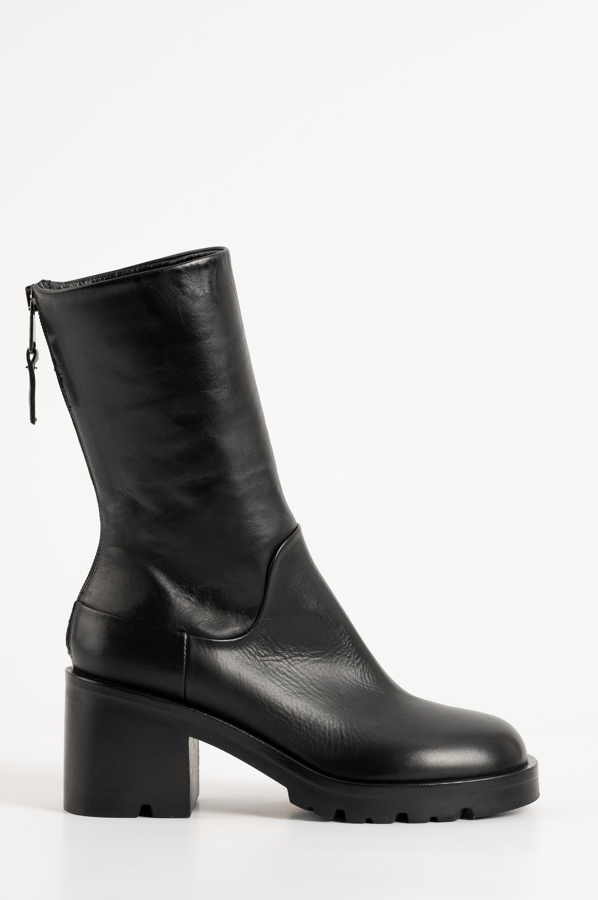Boot Shape | Black Calf Leather