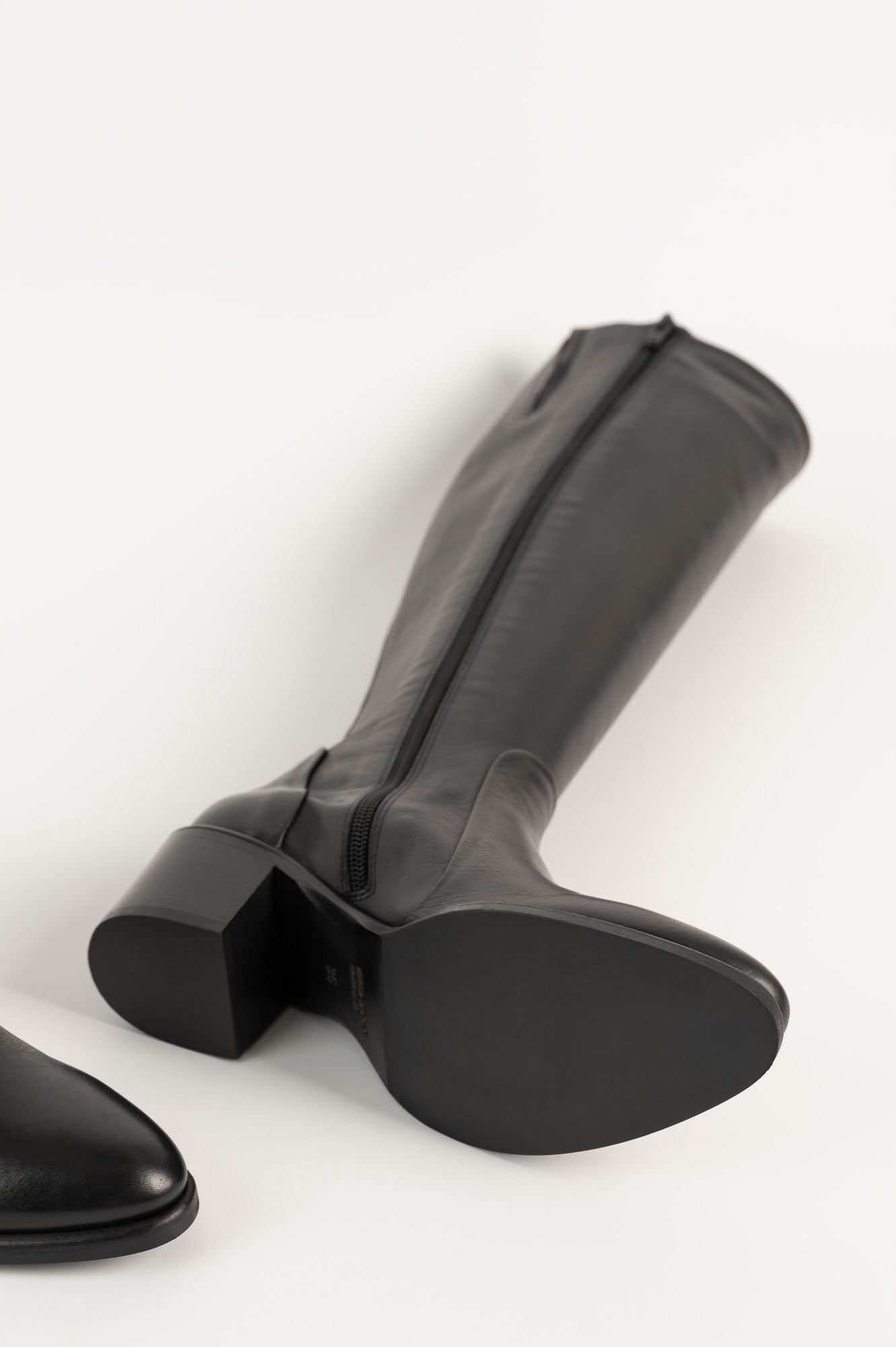 Signature High Boot 5,5cm | Black Calf Leather