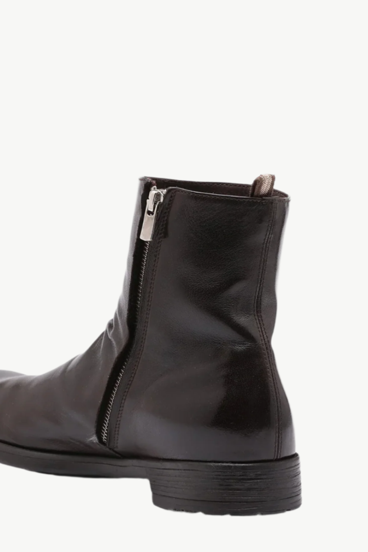 Men's Zipper Boot Hive | Dark Brown Washed Buffalo