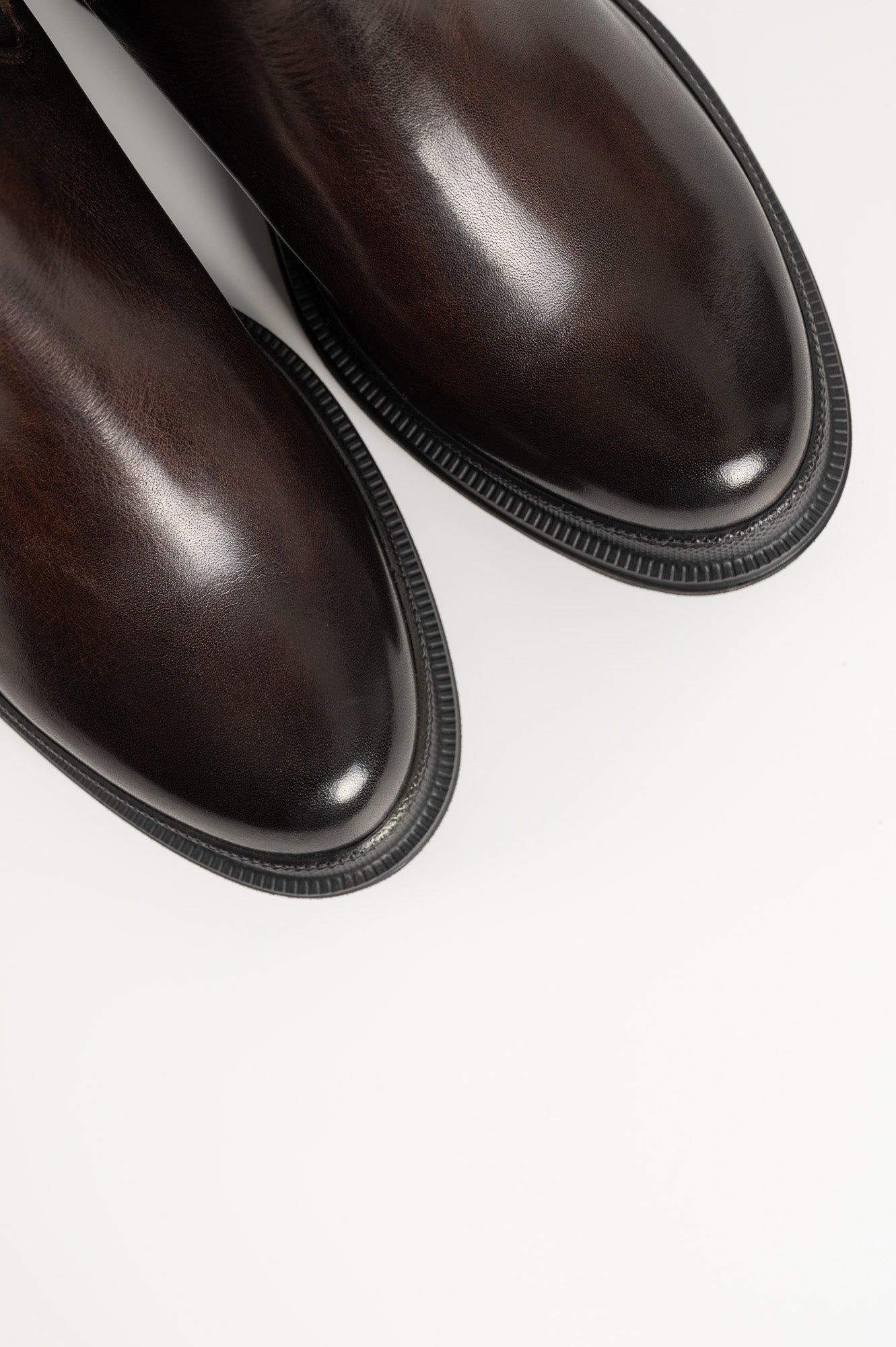Shearling Boot Umbra | Brown Buffalo Leather