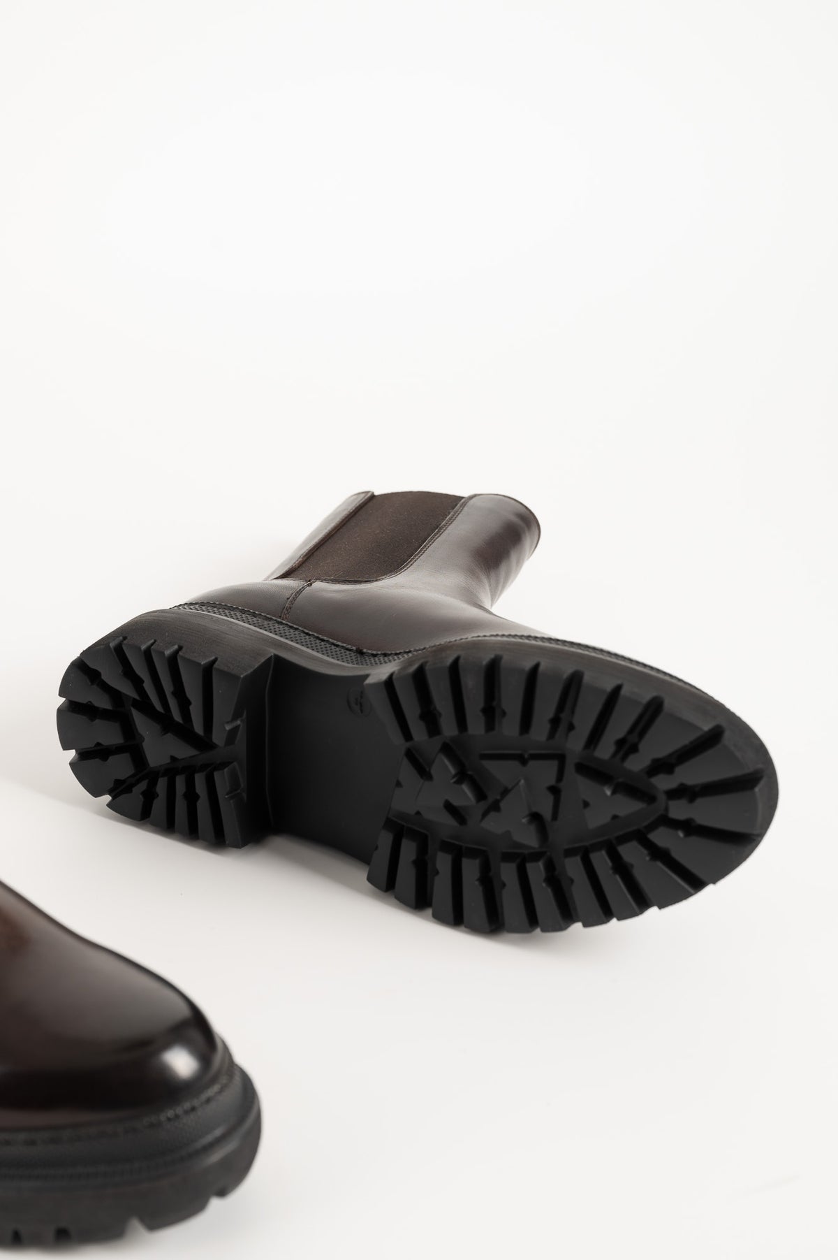 Shearling Boot Umbra | Brown Buffalo Leather