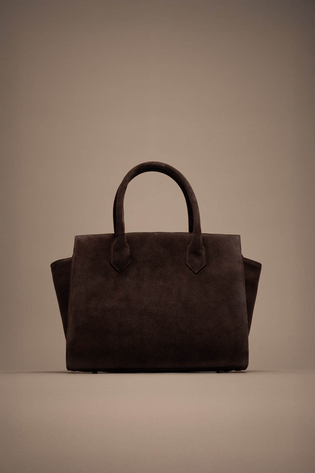 Crossbody Handbag Lioré | Brown Suede