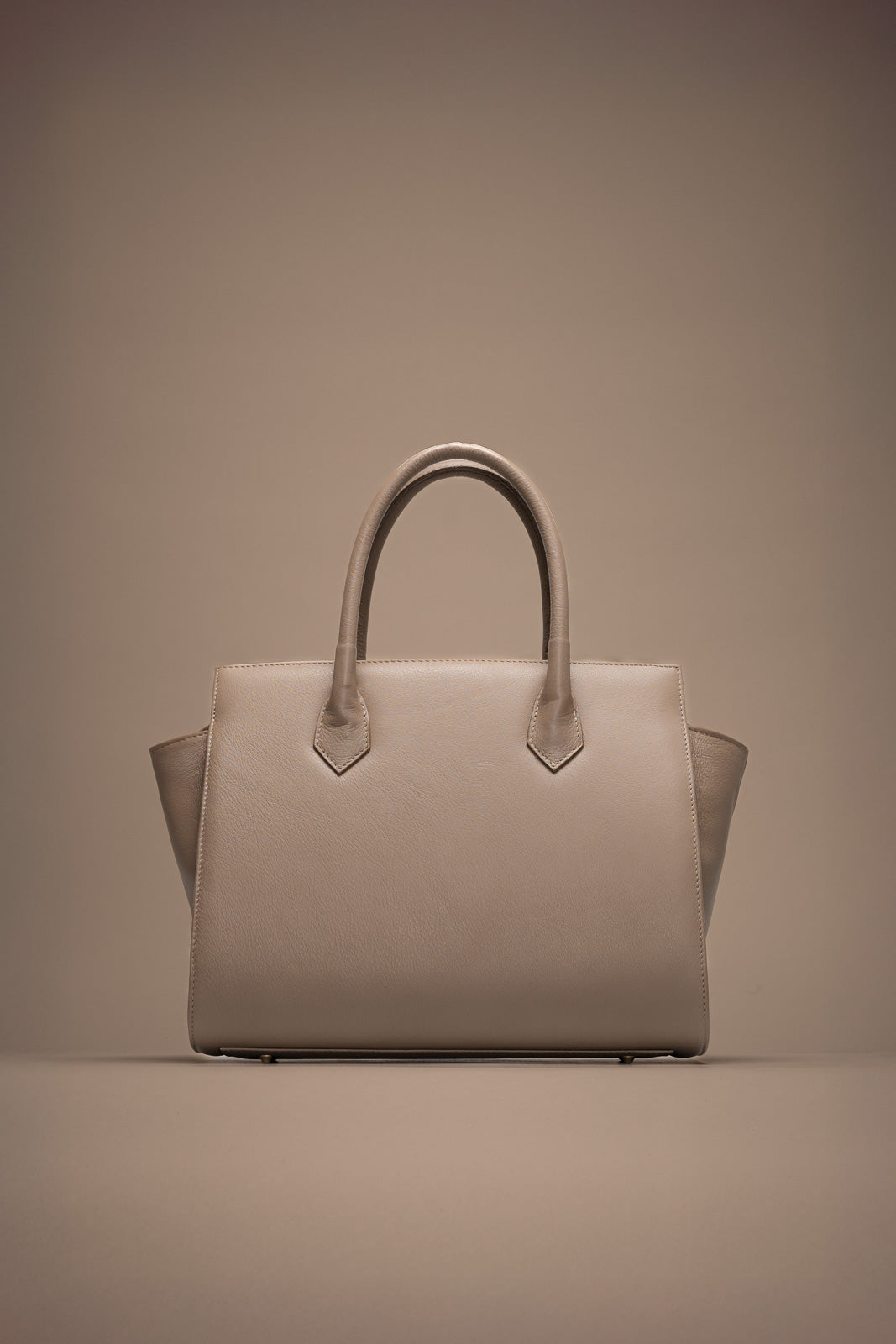 Crossbody Handbag Lioré | Beige Padded Nappa Leather