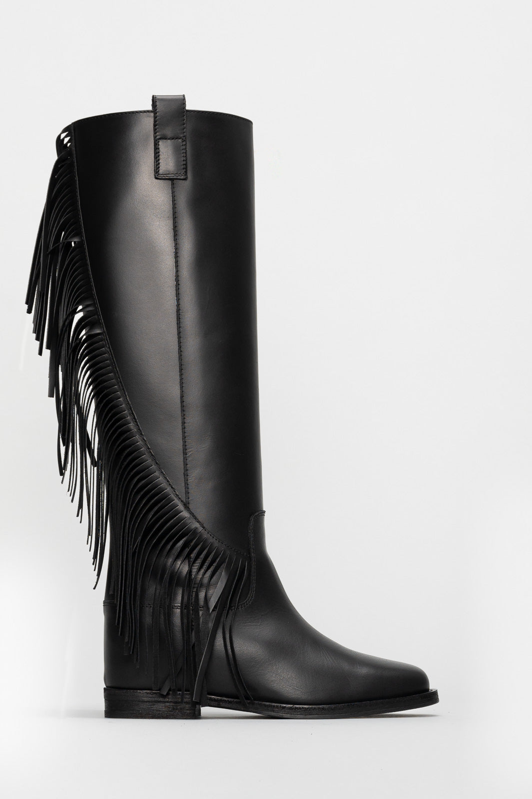Wedge High Boot Aracc | Noble Black Calf Leather