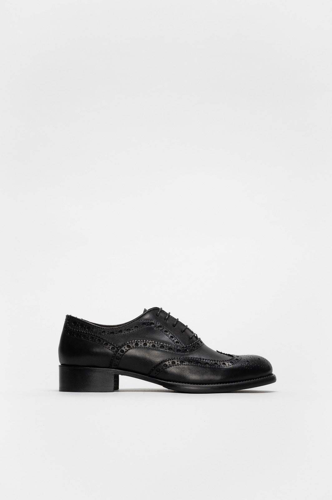 Women's Oxford Brogue Virel | Noble Black Calf Leather