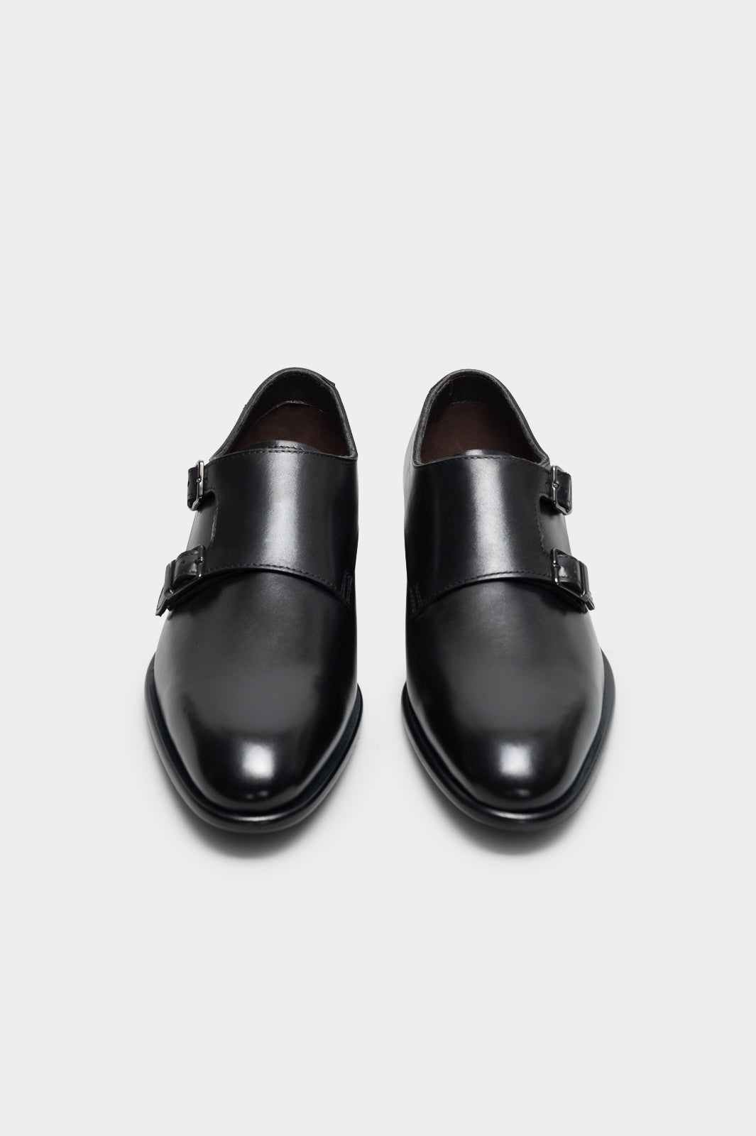 Men's Double Monk Taranto | Noble Black Calf Leather