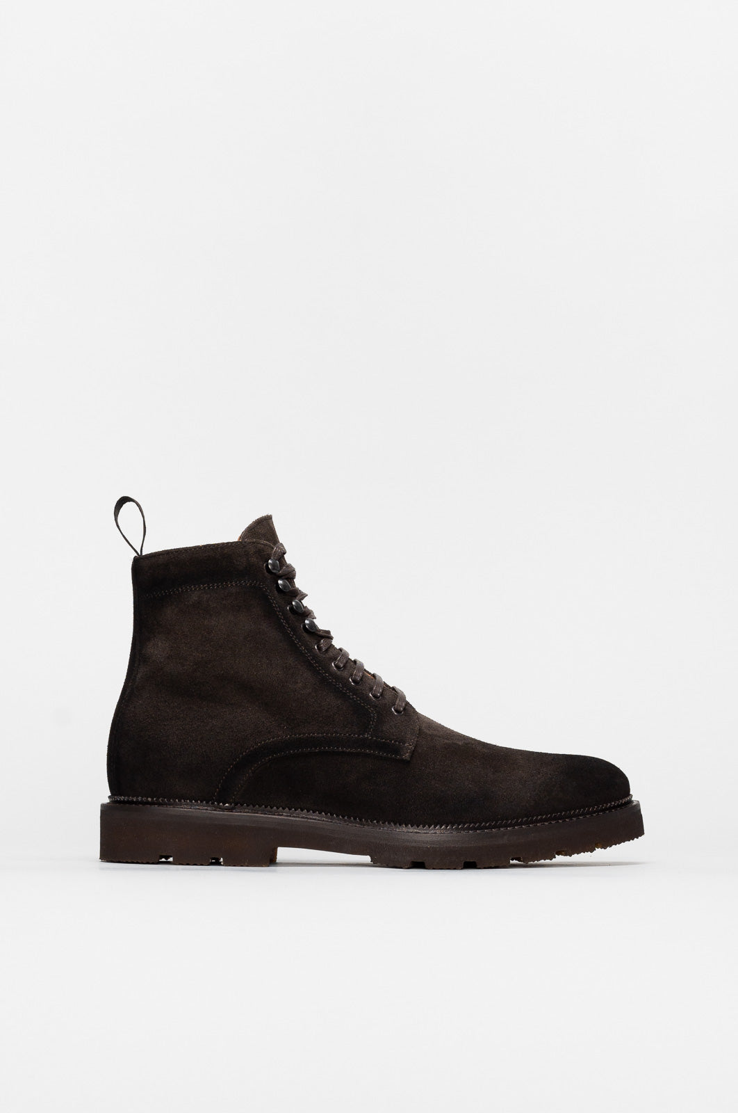 Men's Lace-Up Boot Puglia | Deep Brown Suede