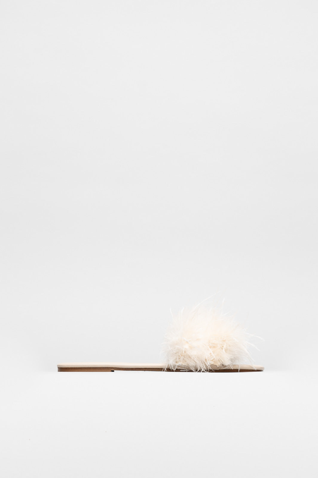 Flat Sandal Louise | Linen Beige Nappa Leather