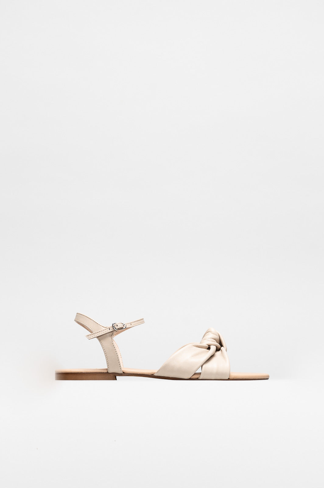 Ankle-Strap Sandal Lola | Wheat Beige Nappa Leather