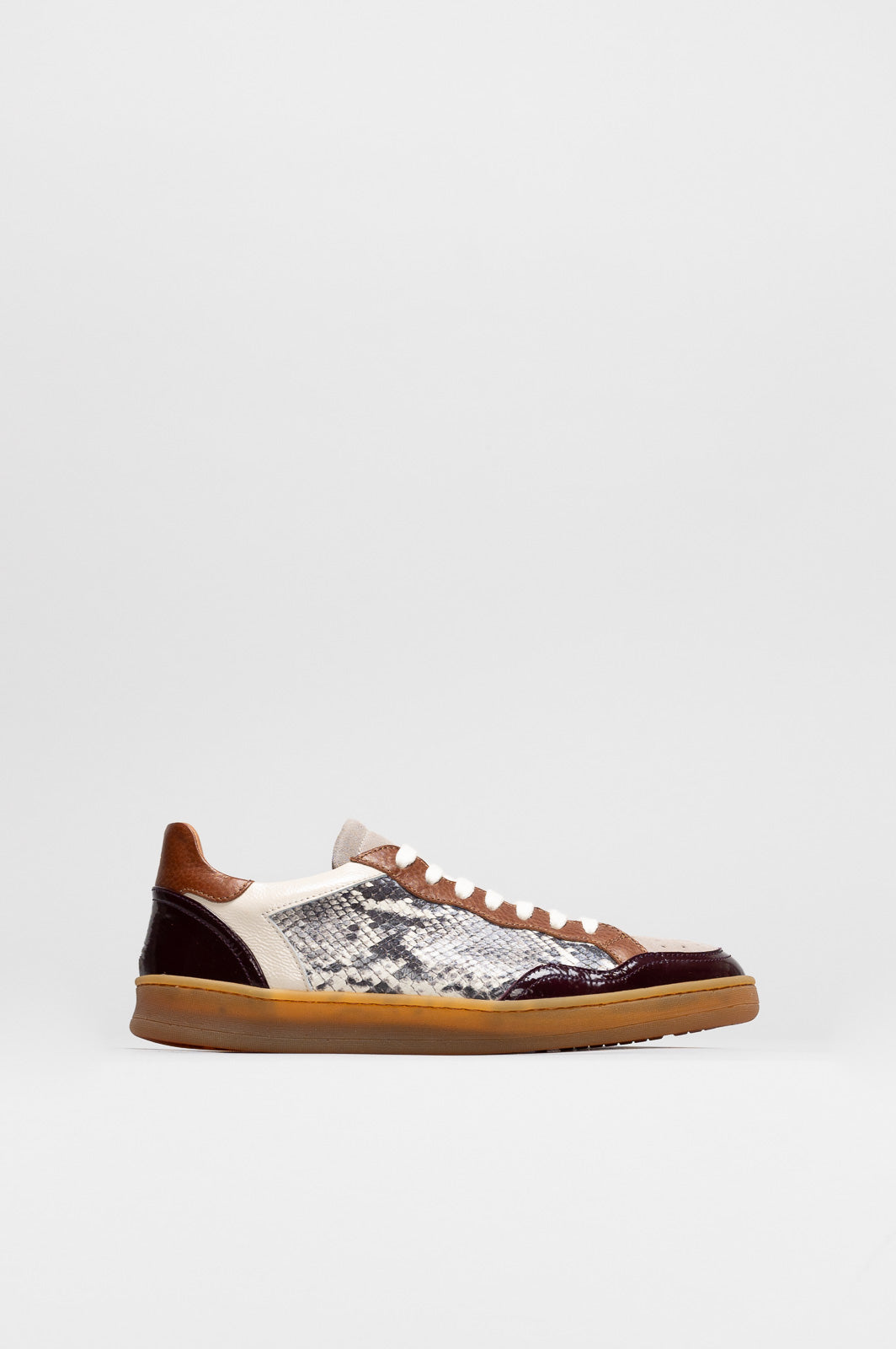Low-Top Sneaker Giada | Snake Embossed Calf Leather