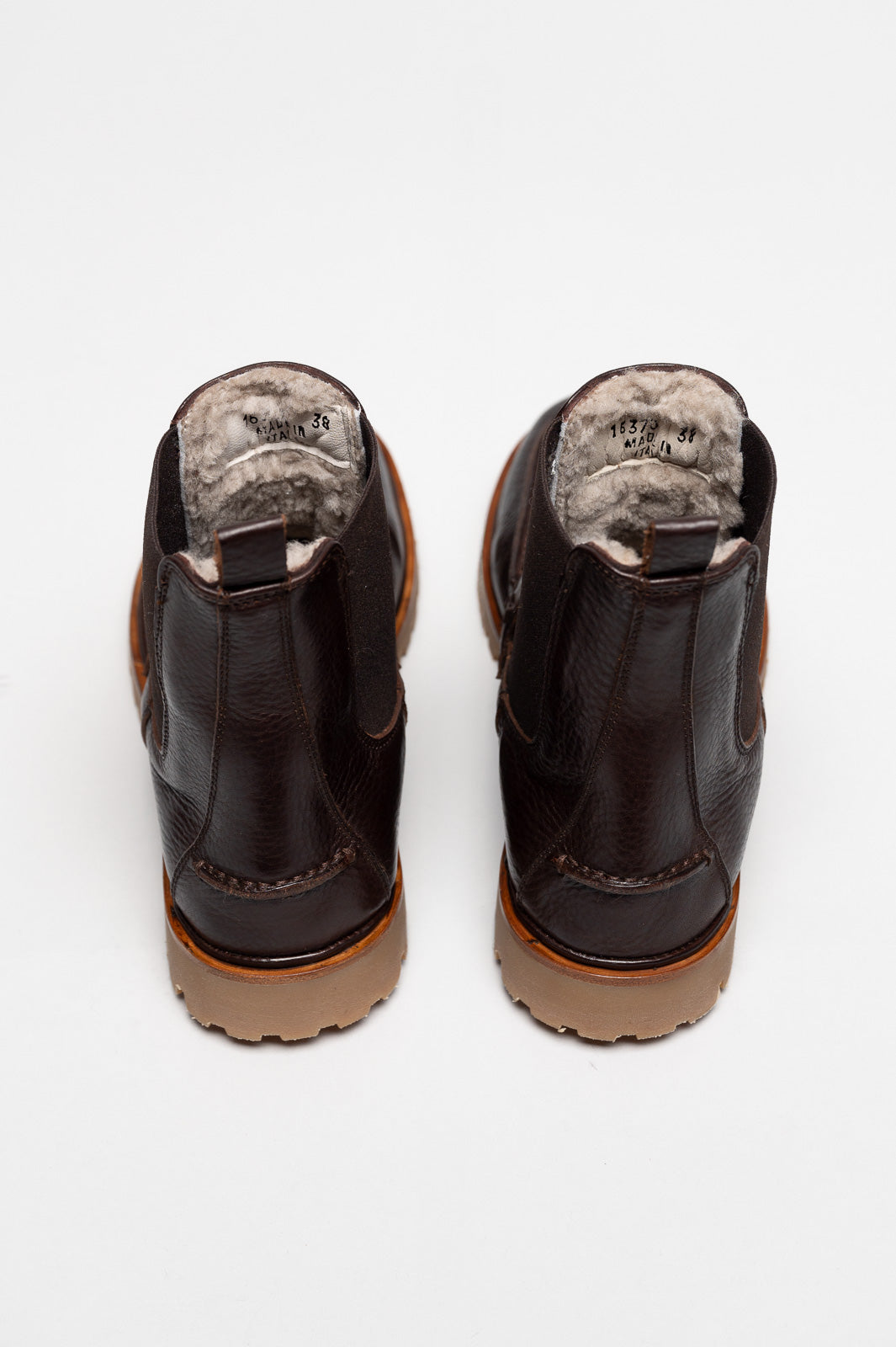 Shearling Boot Otterproof | Rustic Brown Calf Leather