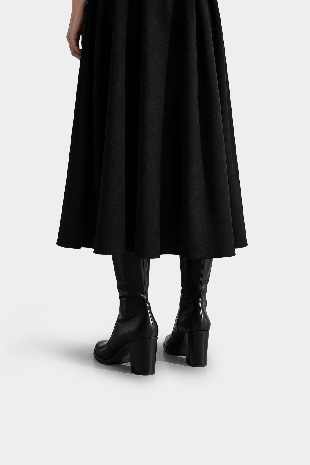 Signature High Boot Viona 8cm | Black Calf Leather