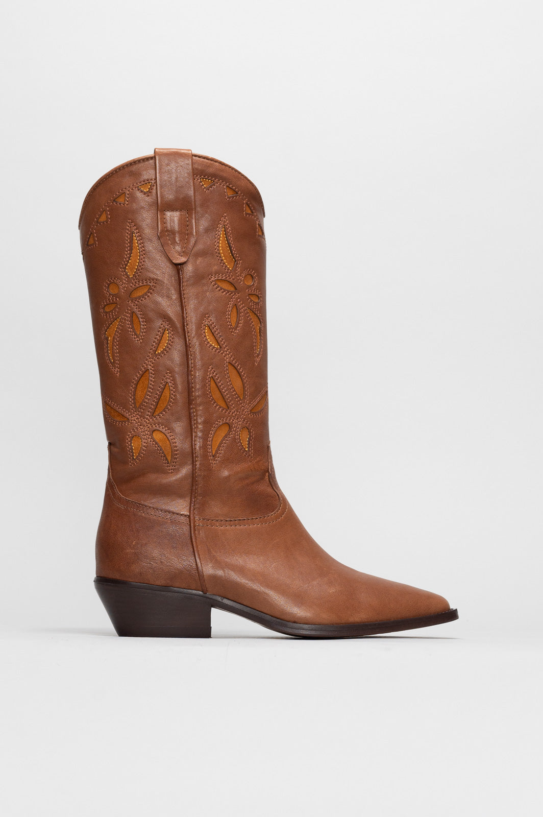 Western Boot Oriana | Antique Cognac Calf Leather