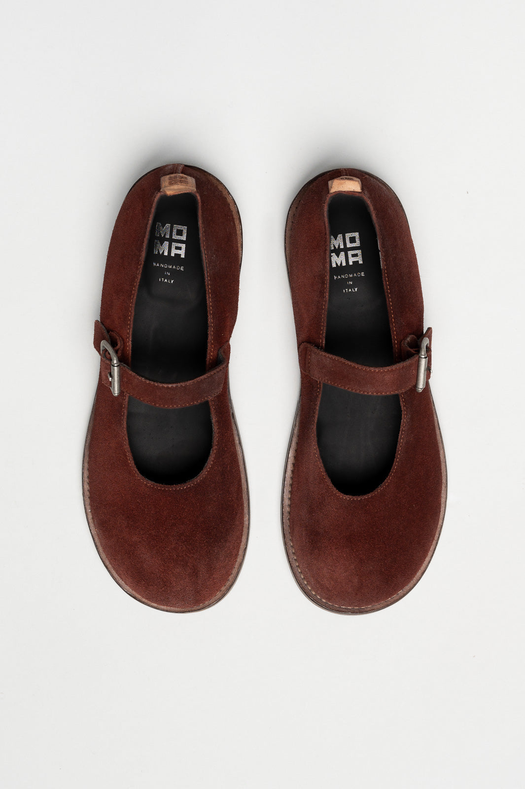 Mary Jane Flat Kurni | Rustic Red Vintage Suede