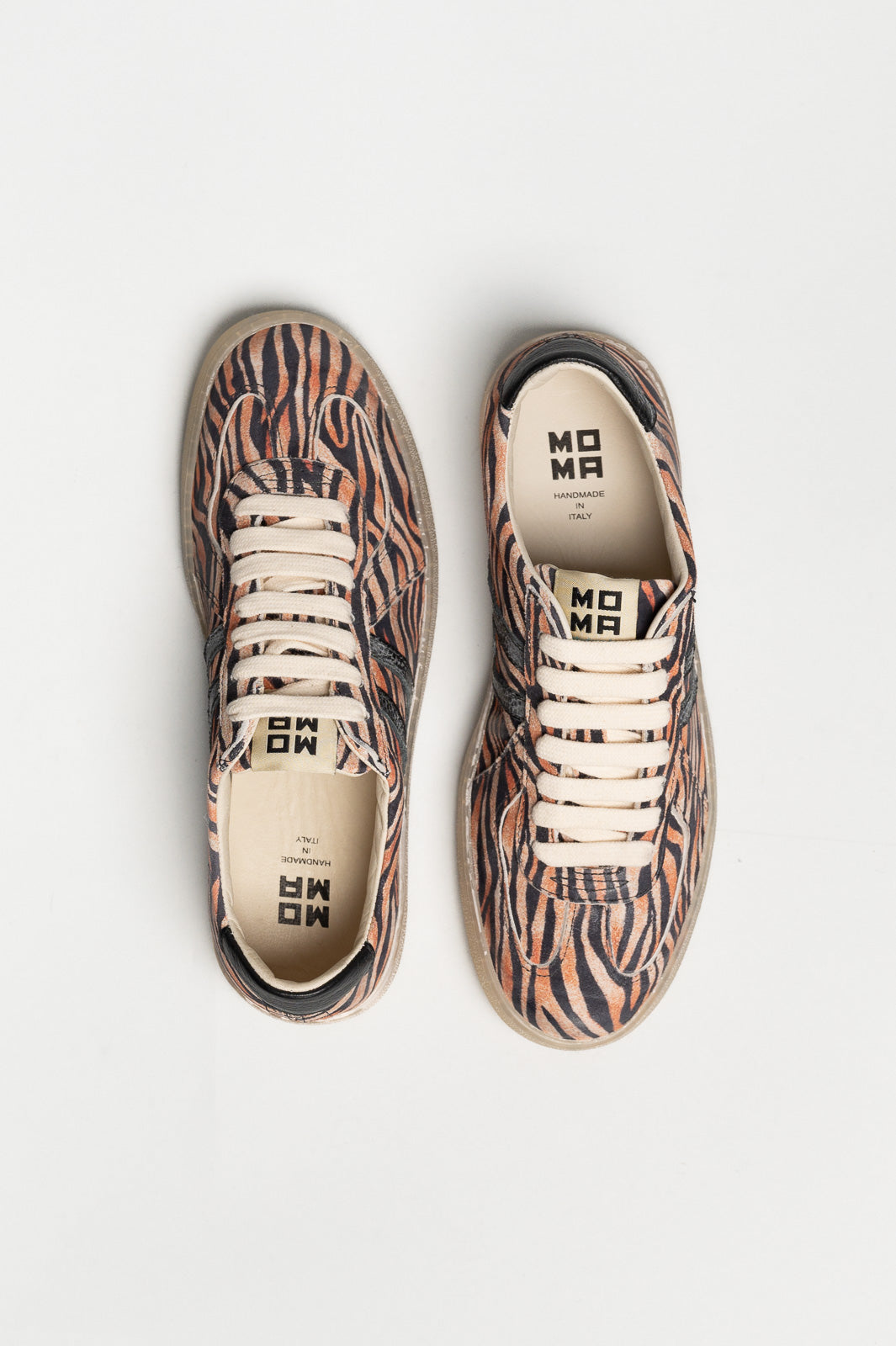Sneaker Vulcano | Tiger Patterned Vintage Suede