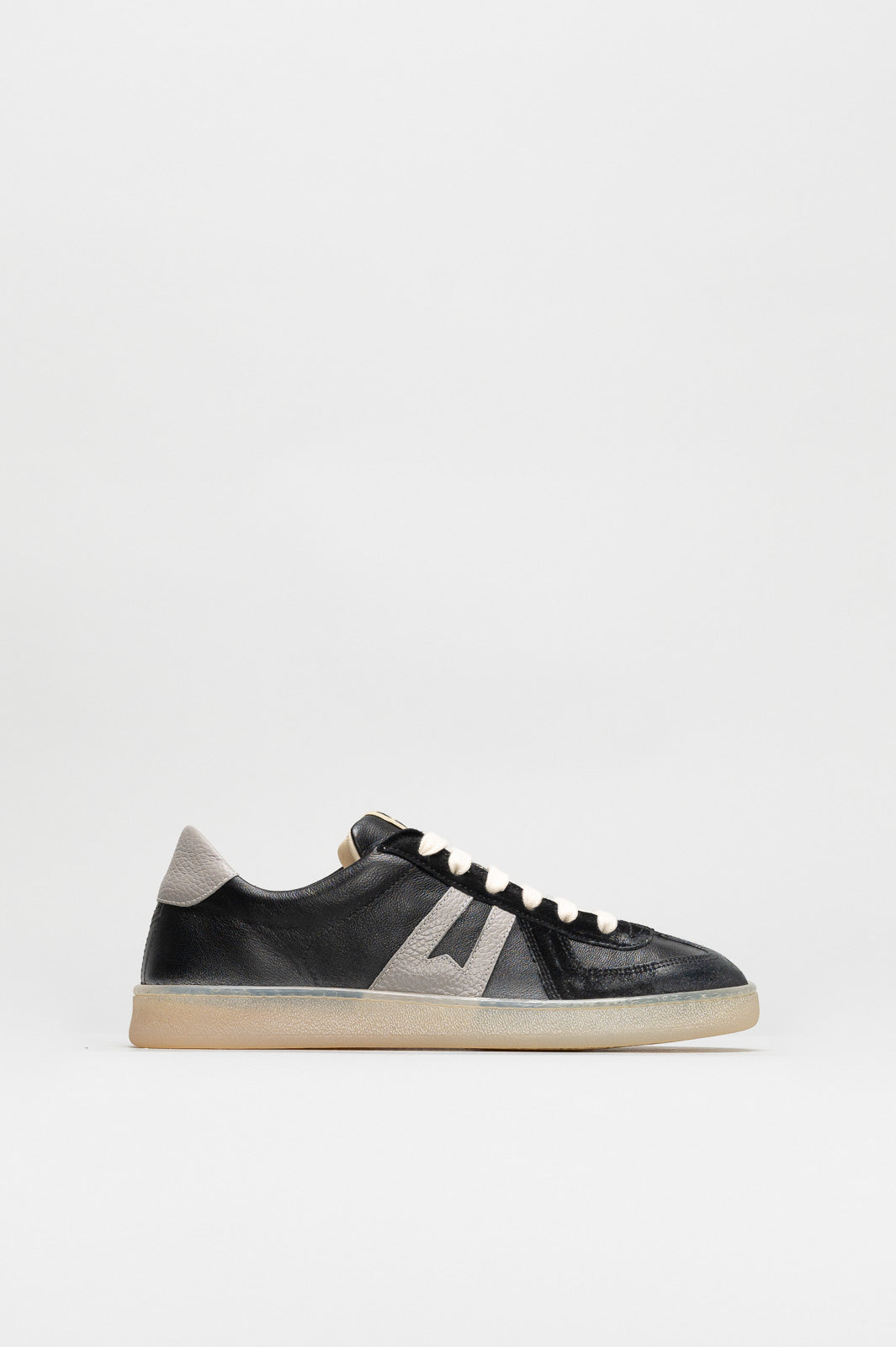 Men's Sneaker Vulcano | Dusty Black Calf Leather