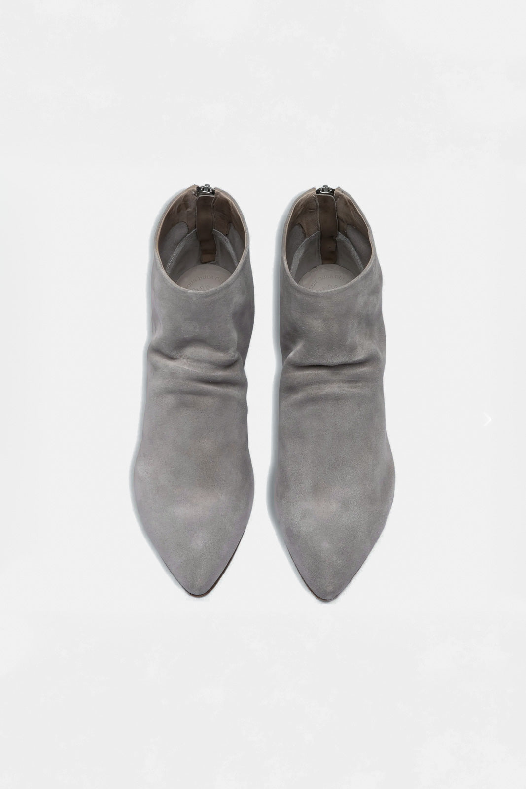 Ankle Boot Sally | Pebble Grey Calf Suede