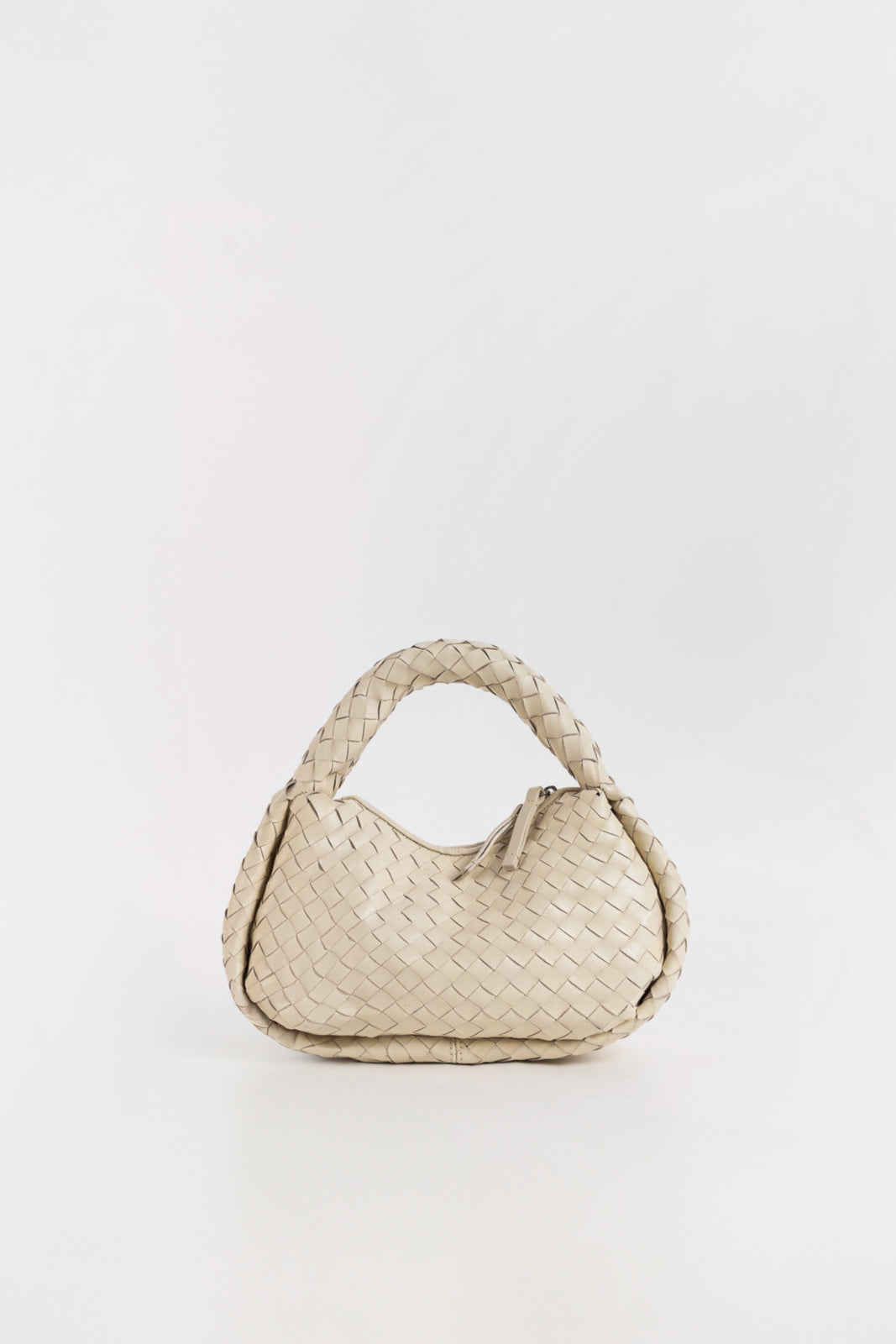 Braided Bolina Small | Buttery White Leather