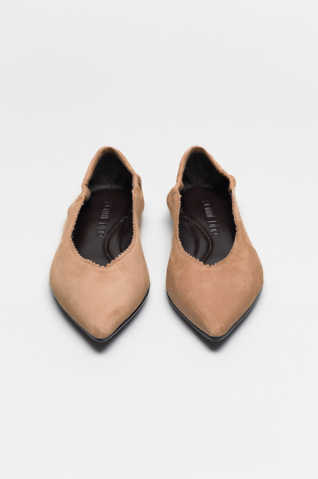 Ballet Flat Ingrid | Mid-Brown Soft Suede