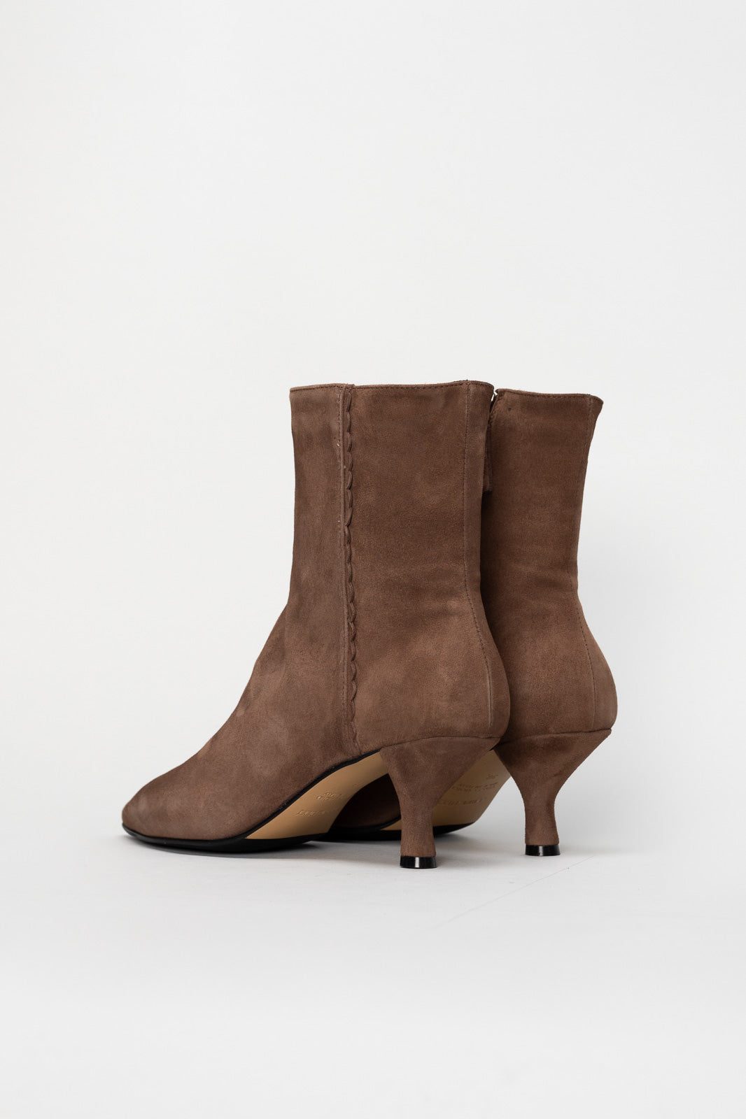 Zip Ankle Boot Henriette | Tobacco Brown Soft Suede
