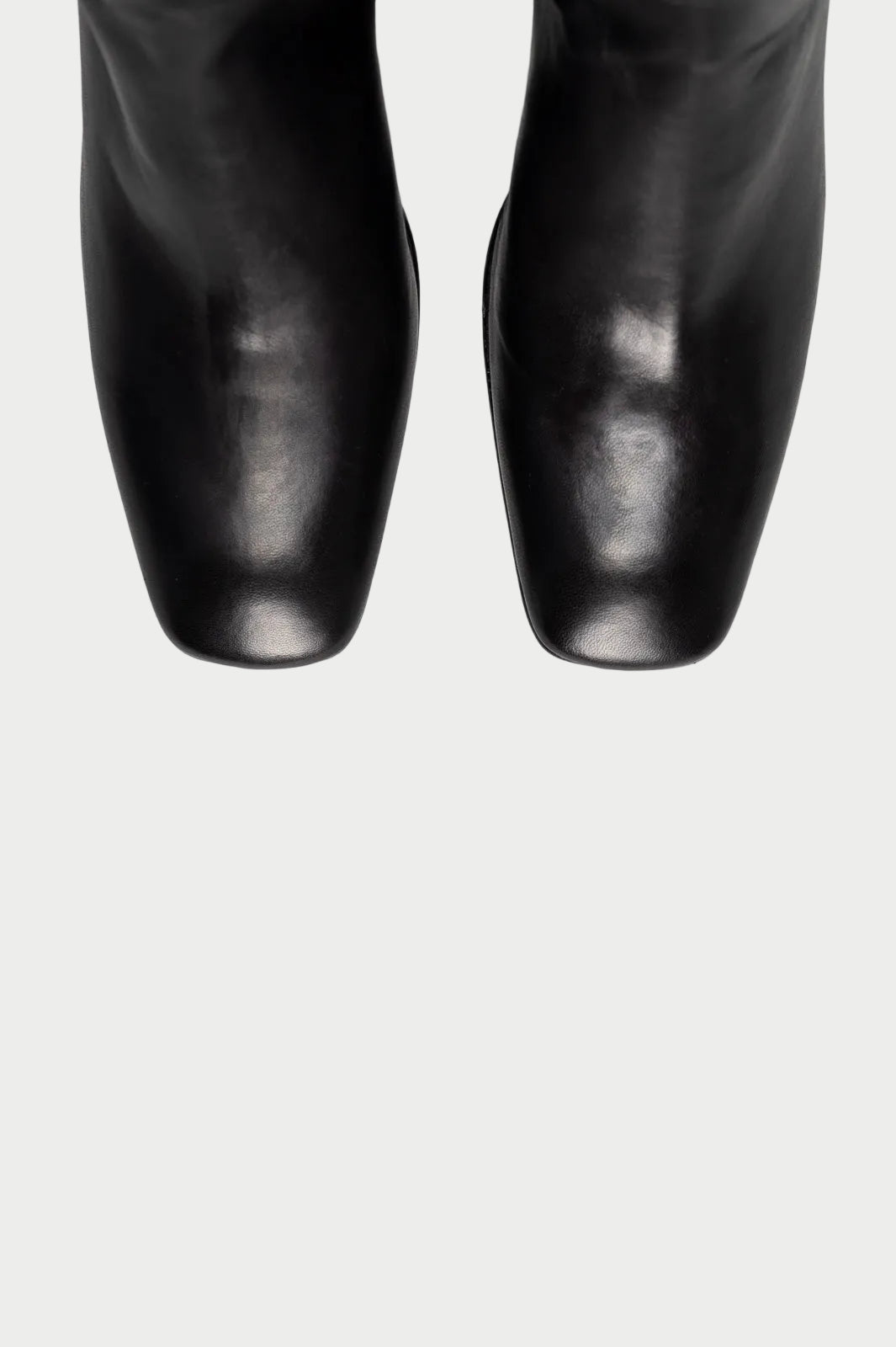 Heeled High Boot Elin | Midnight Black Nappa Leather