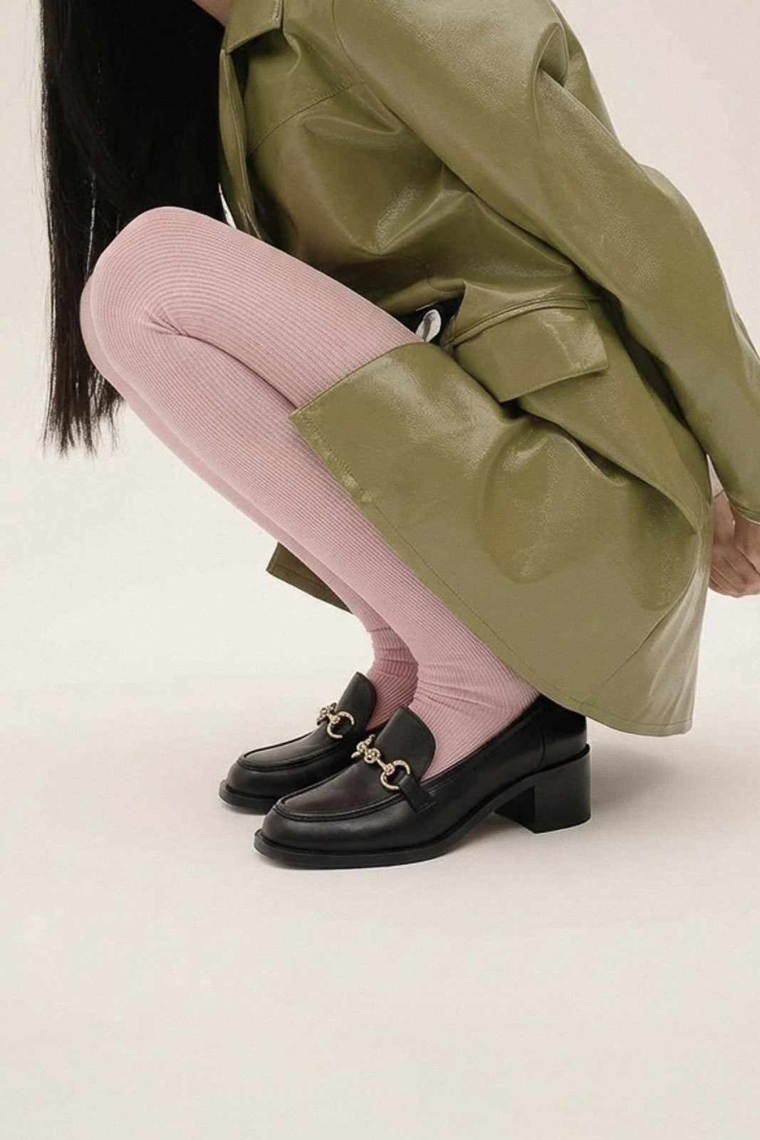 Heeled Loafer | Noble Black Nappa Leather