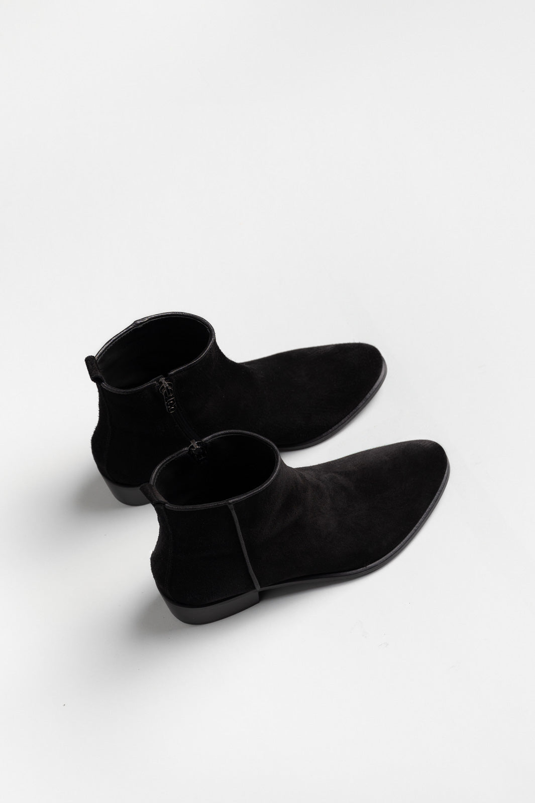 Zip Boot Zoe | Velvet Black Suede