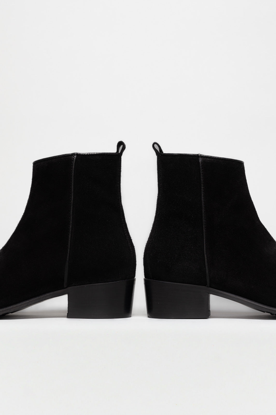 Zip Boot Zoe | Velvet Black Suede