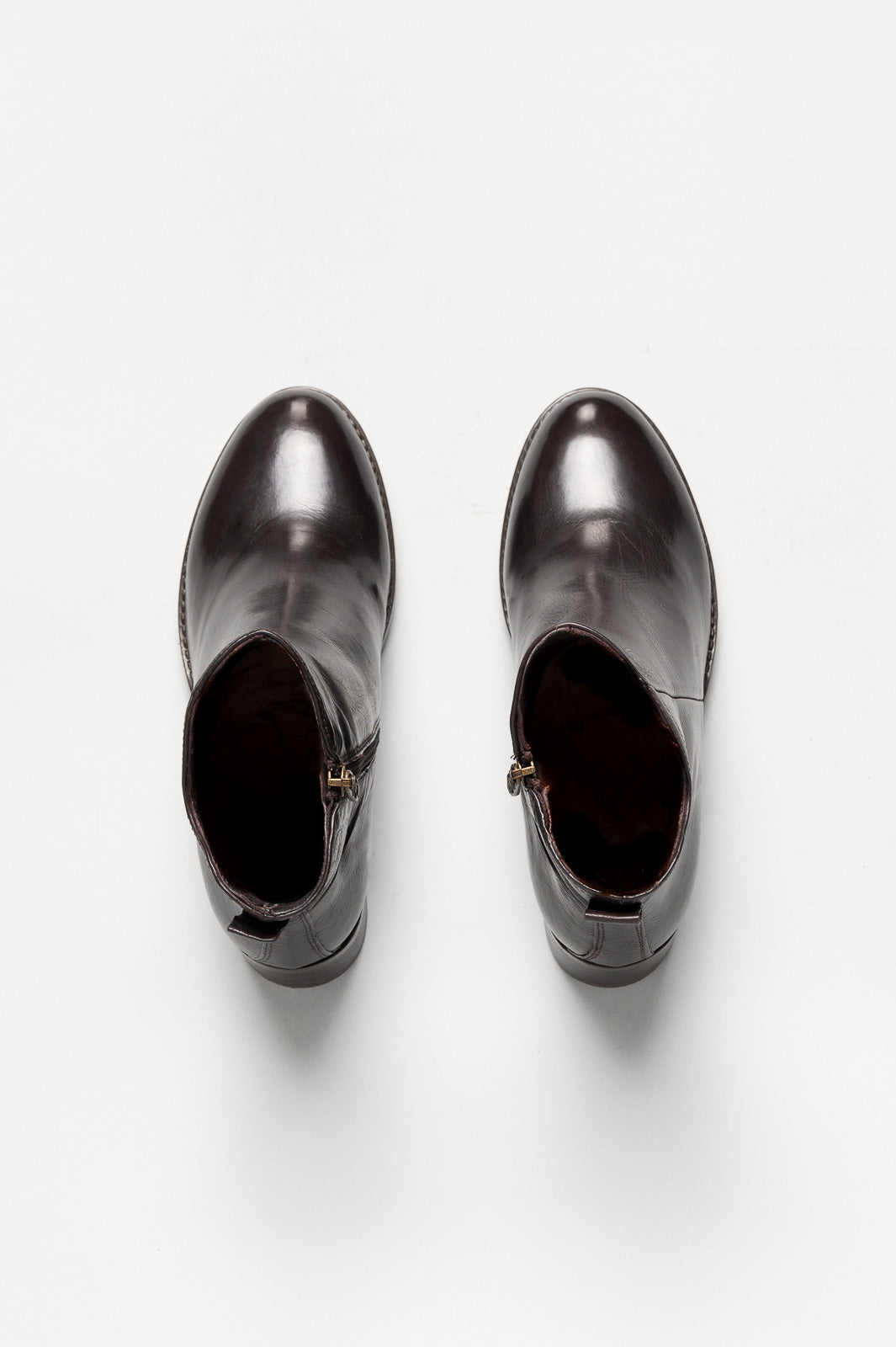 Heeled Boot Layla | Rustic Brown Calf Leather