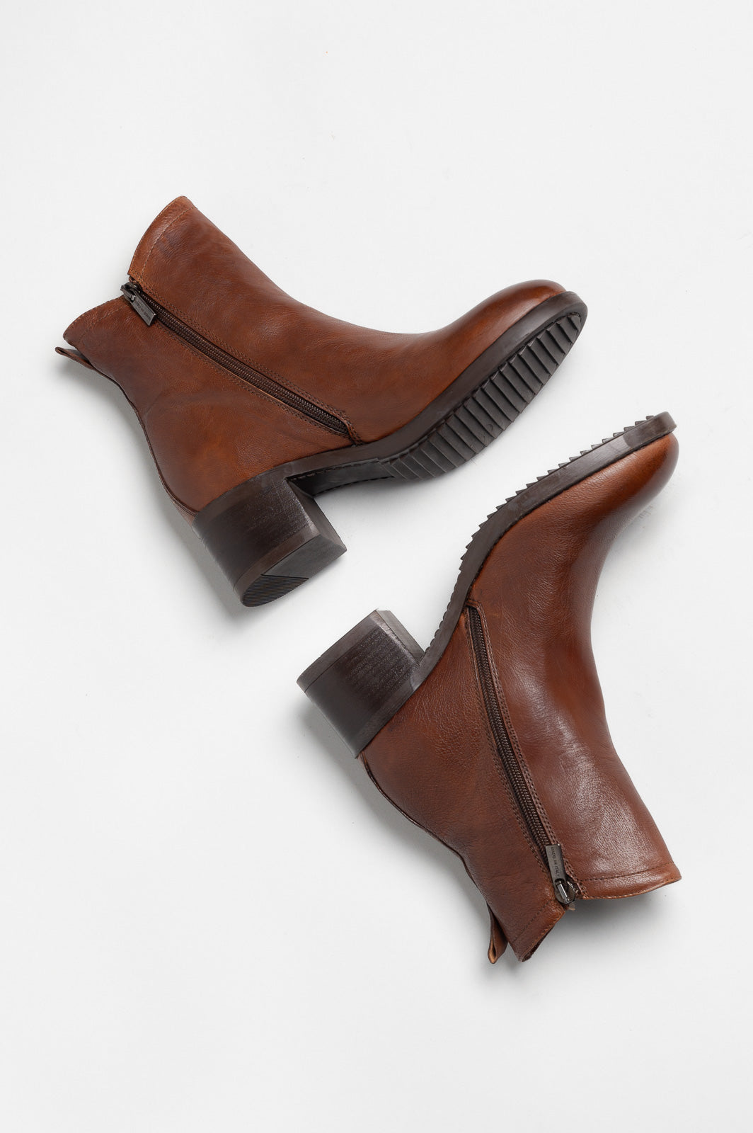 Heeled Boot Layla | Nutmeg Brown Calf Leather