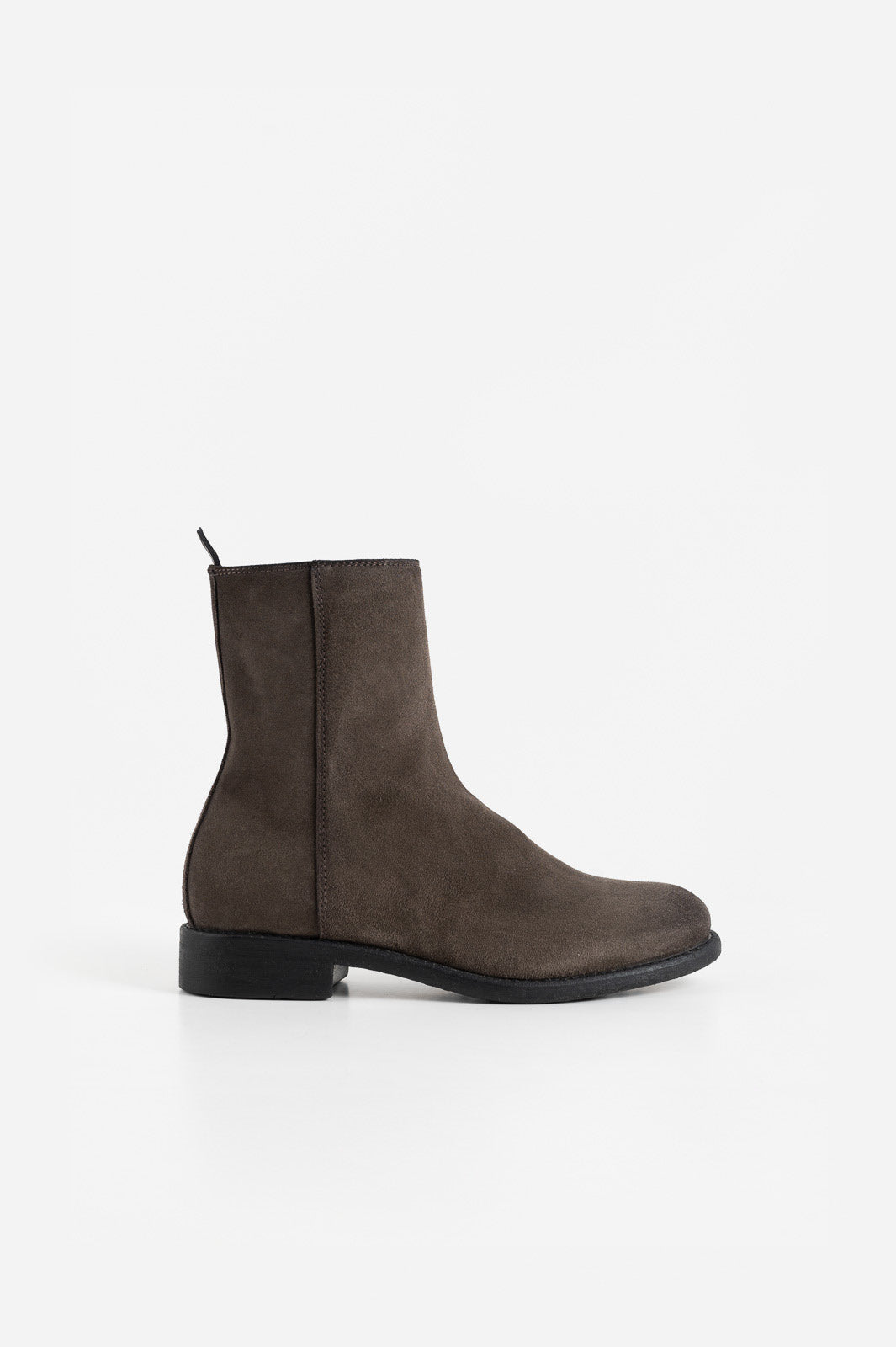 Zipper Boot Salice | Ash Grey Suede