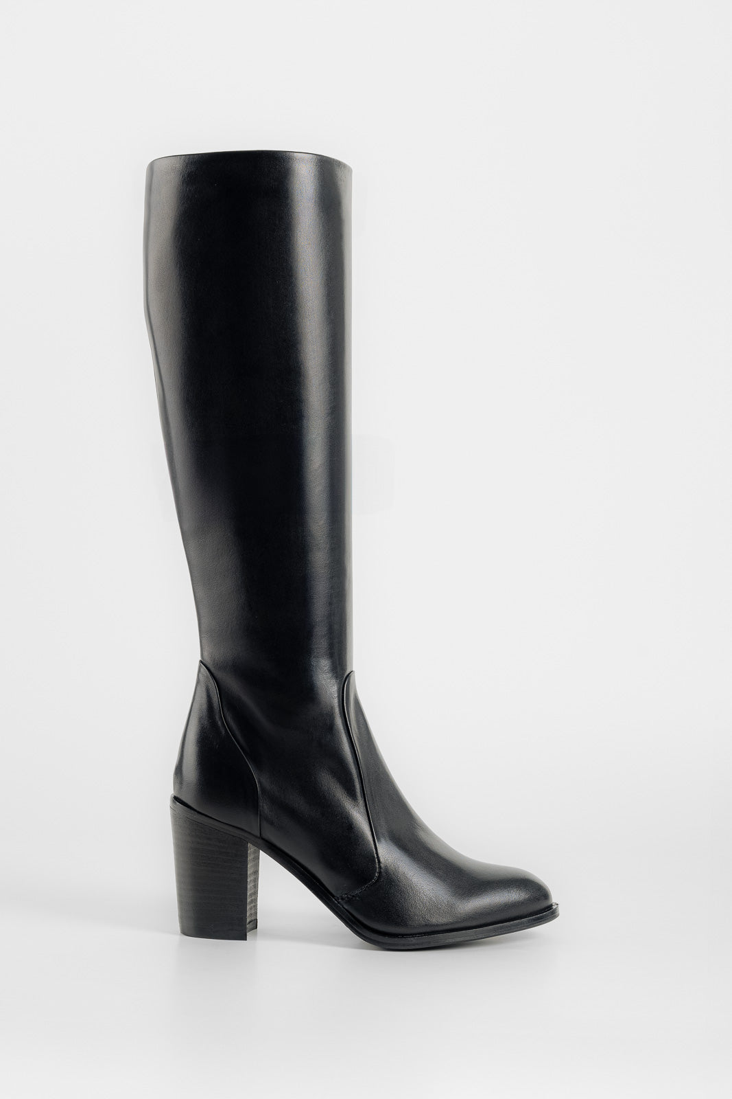 Signature High Boot Viona 8cm | Black Calf Leather