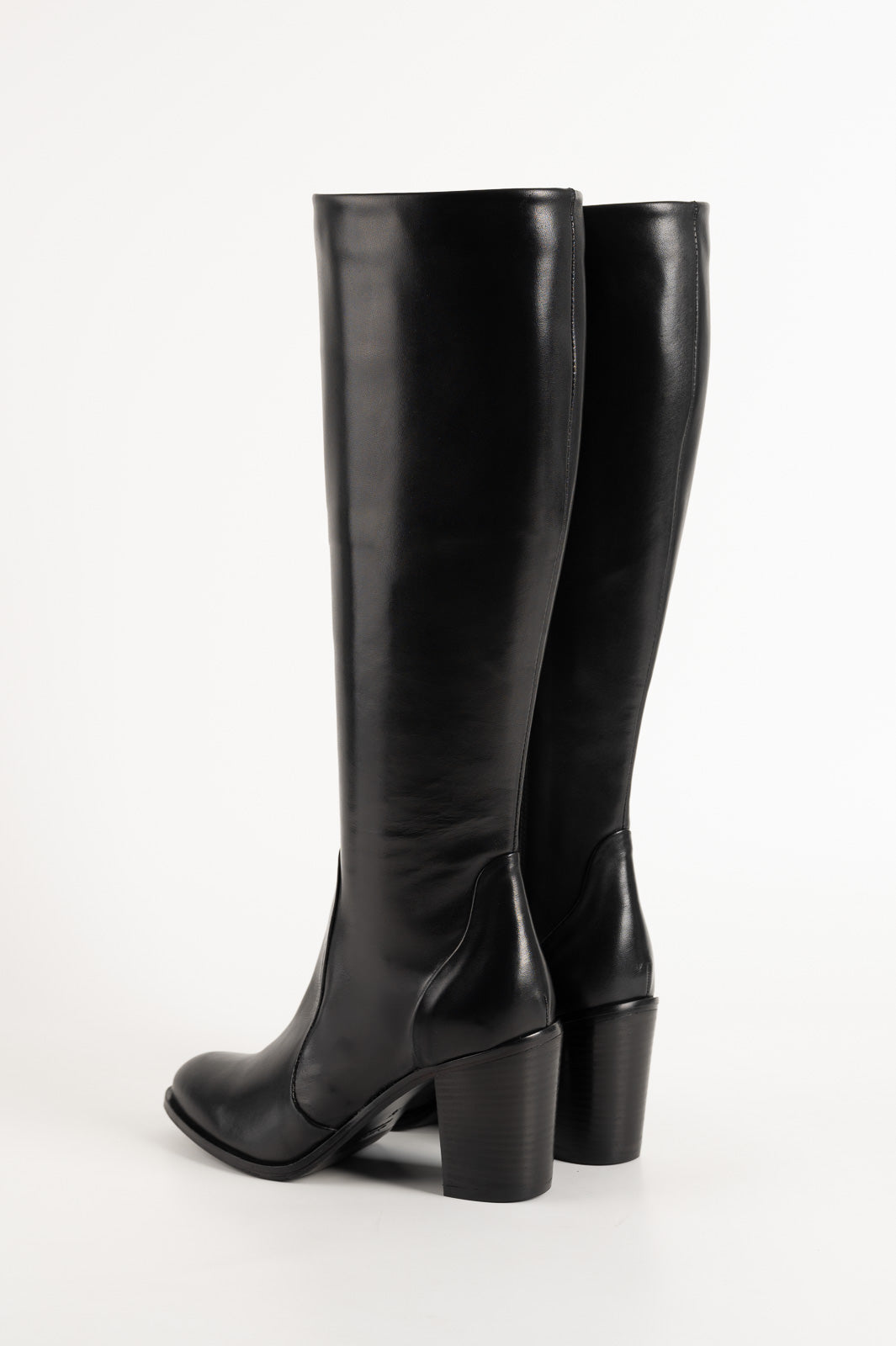 Signature High Boot Viona 8cm | Black Calf Leather
