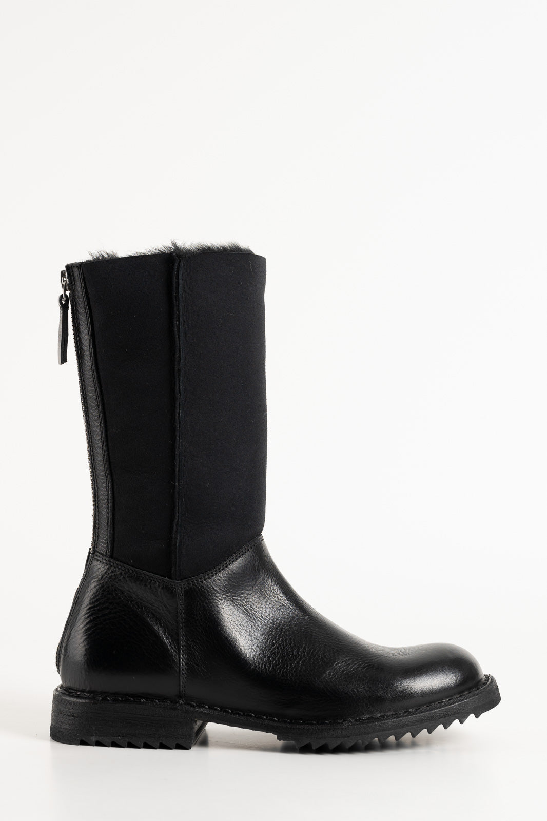 Zip Boot Kobe | Raw Black Calf Leather