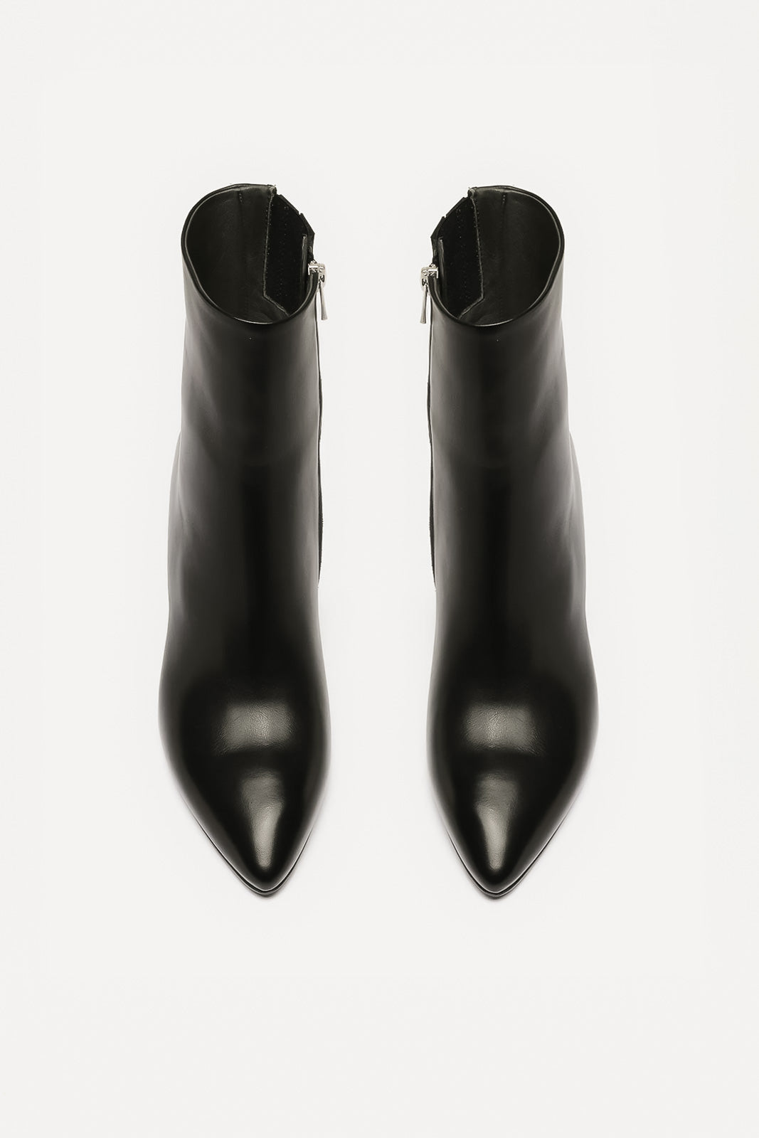 Heeled Ankle Boot Sevre | Black Nappa Leather