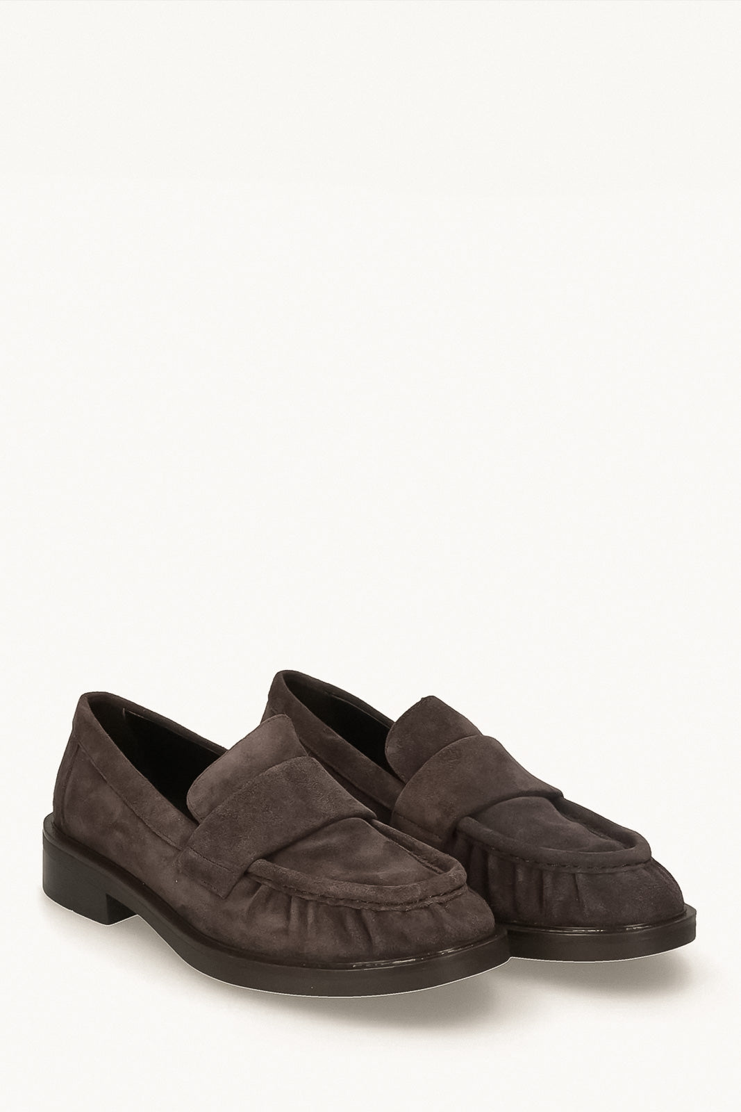 Scrunch Loafer Romy | Ash Grey Suede