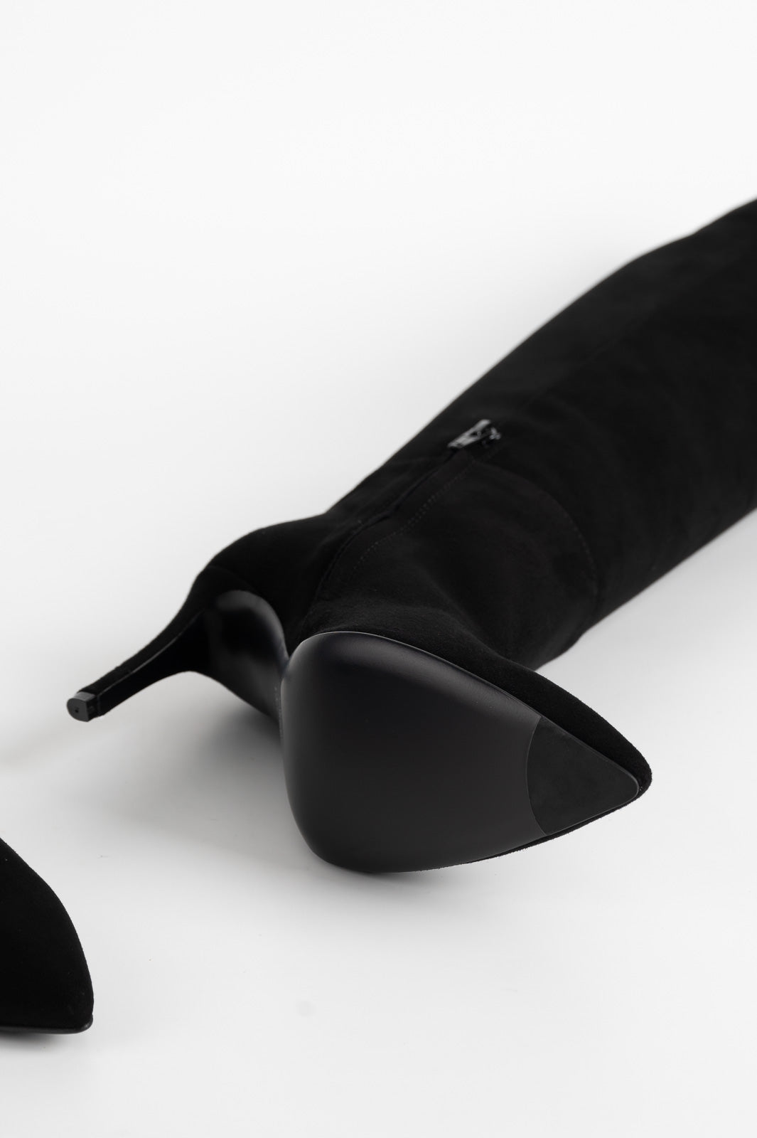 Over-Knee Boot Aveline 8cm | Midnight Black Suede