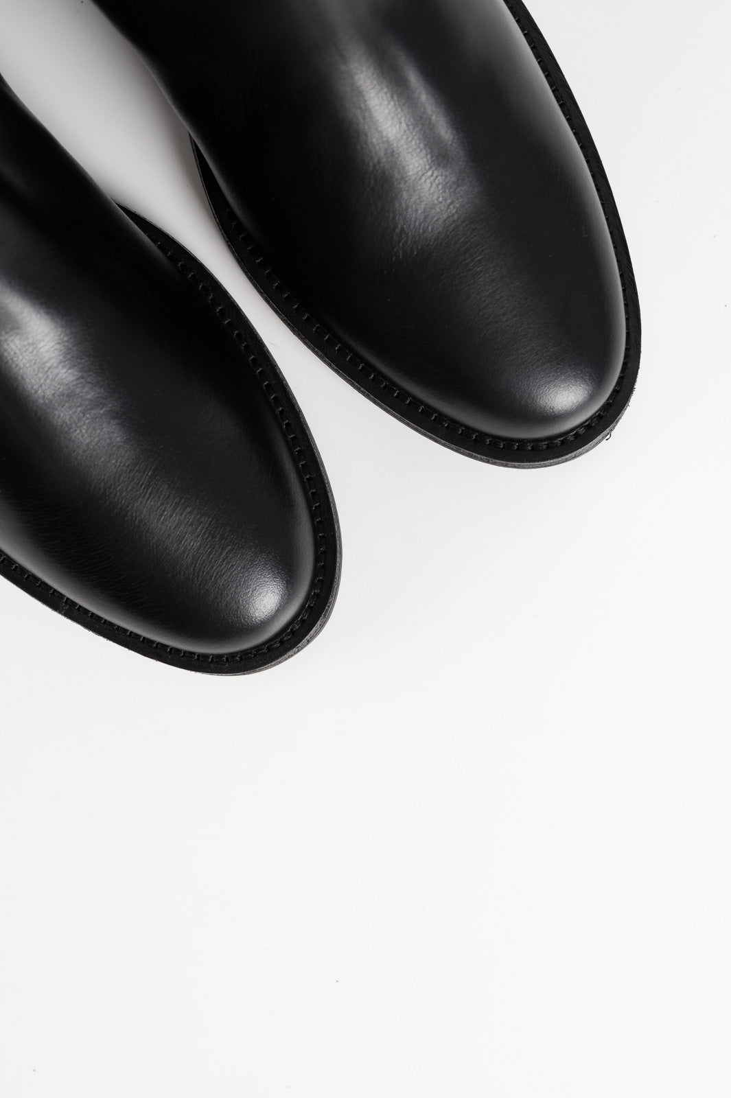 High Boot Vesna 5cm Wedge | Noble Black Calf Leather