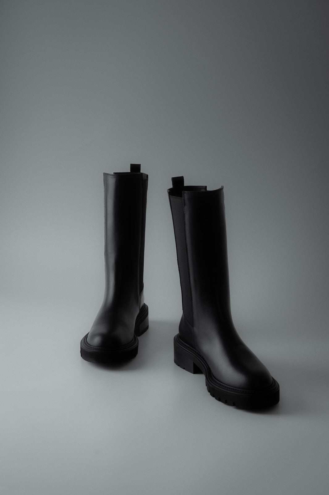 Stretch Boot Malibu | Noble Black Calf Leather