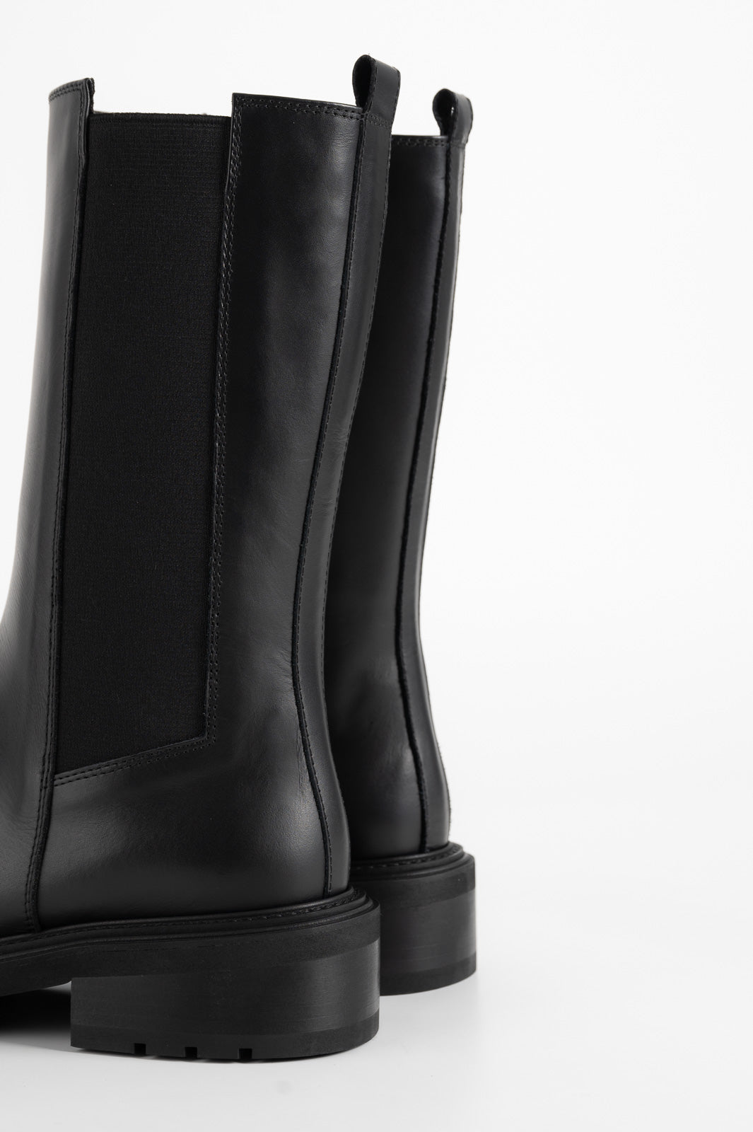 Stretch Boot Malibu | Noble Black Calf Leather