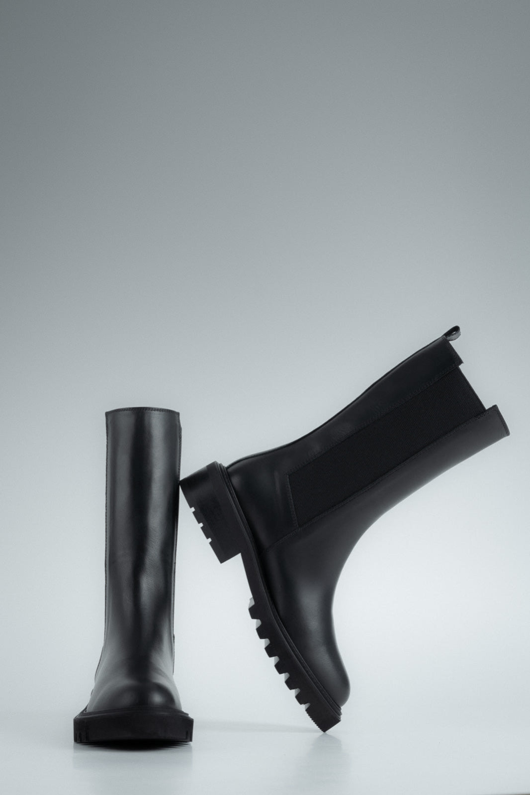 Stretch Boot Malibu | Noble Black Calf Leather