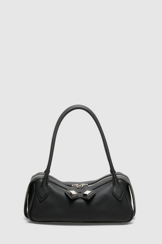 Bag Anna | Elegant Black Calf Leather