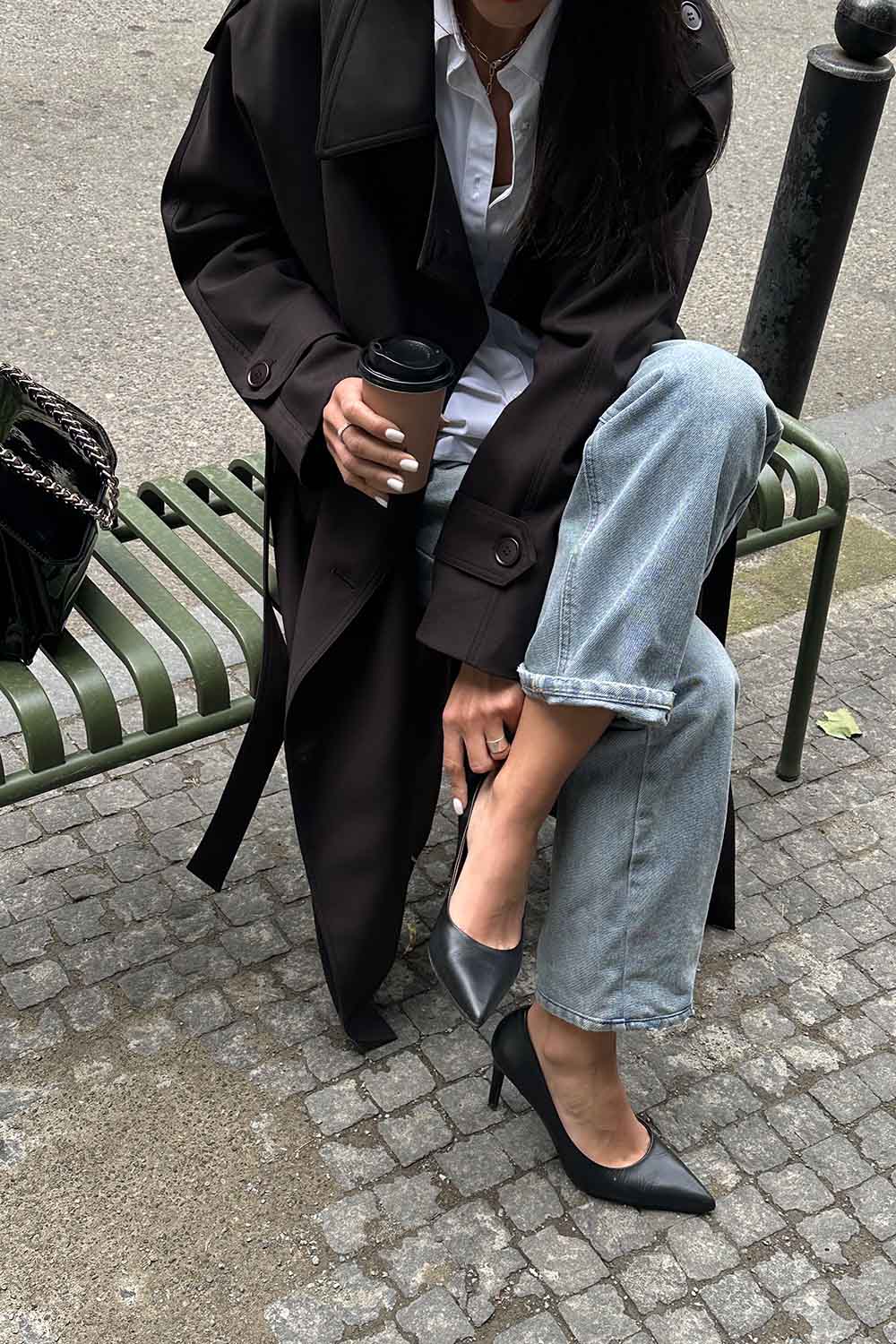 Pump Mia 8cm | Black Nappa Leather