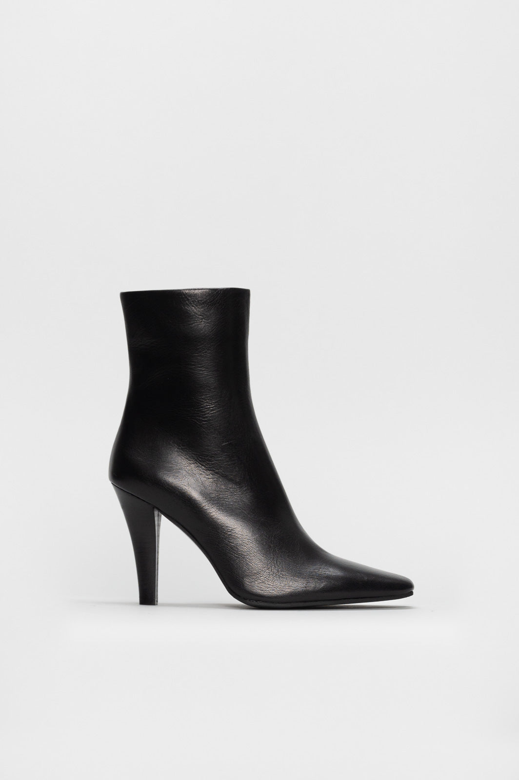 Heeled Ankle Boot Tripon | Black Calf Leather