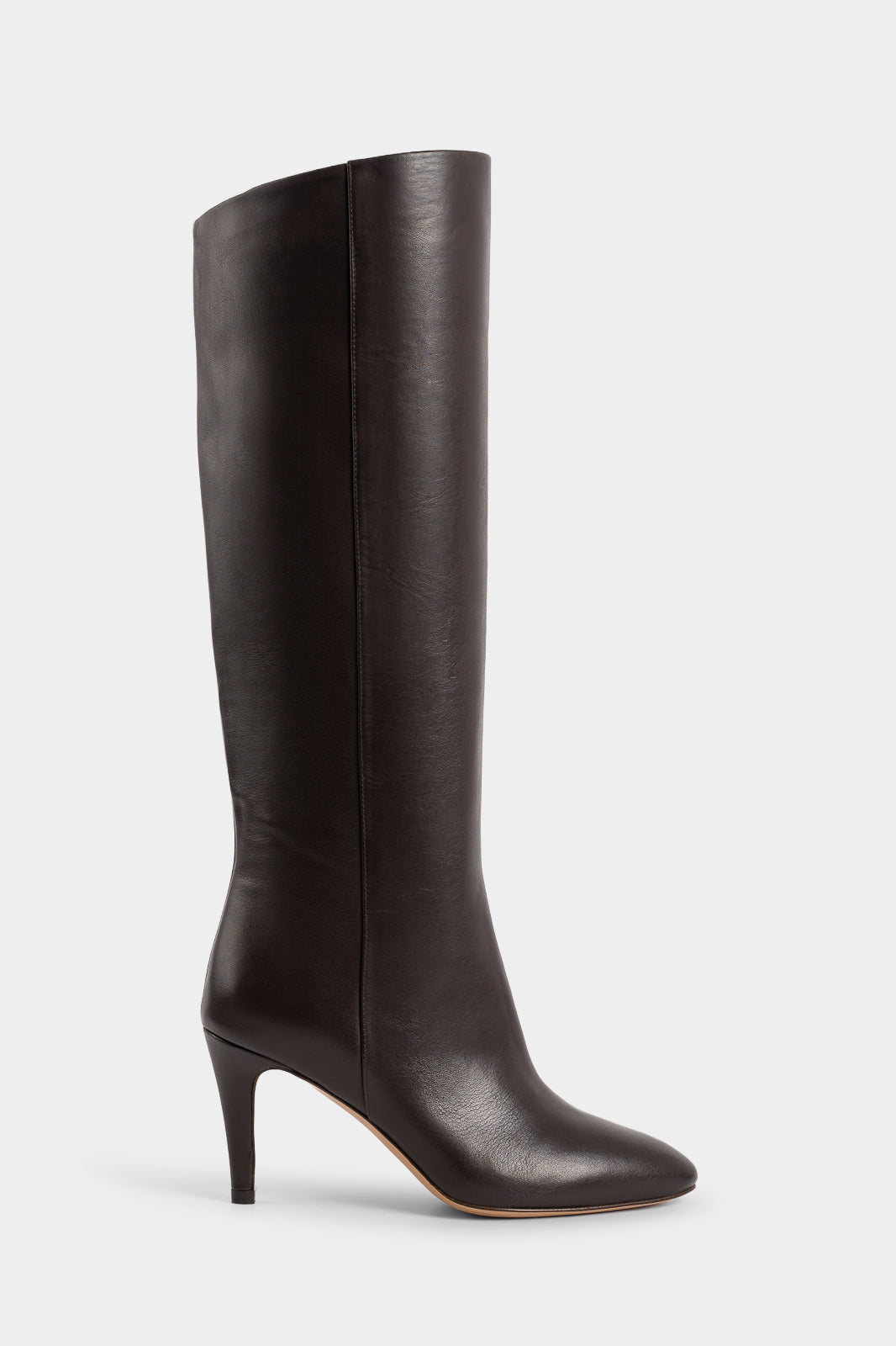 High Boot Stella | Dark Brown Nappa Leather