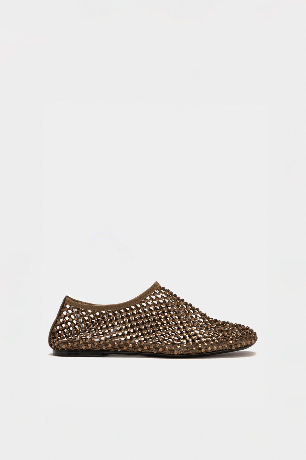 Crystal Flat Bijoux | Bronze Crystal-Embellished