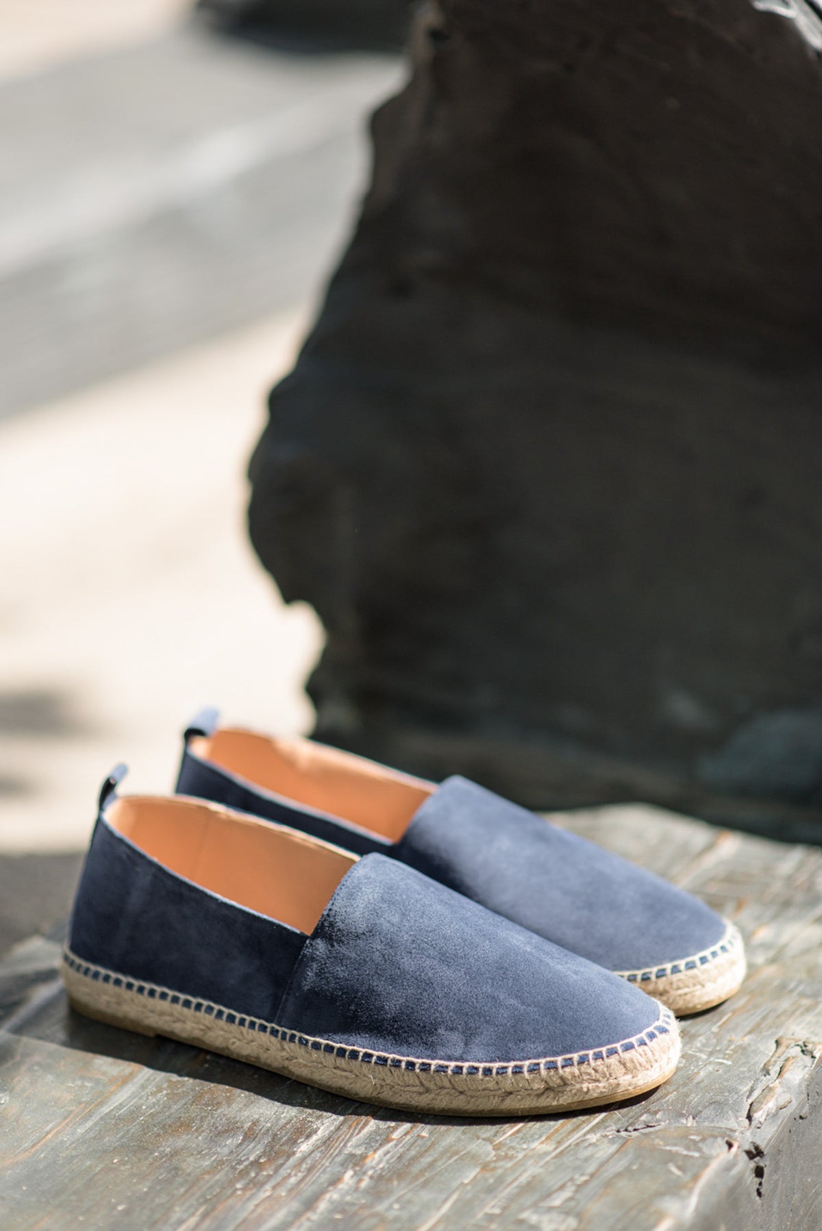 Men's Espadrille | Soft Blue Suede