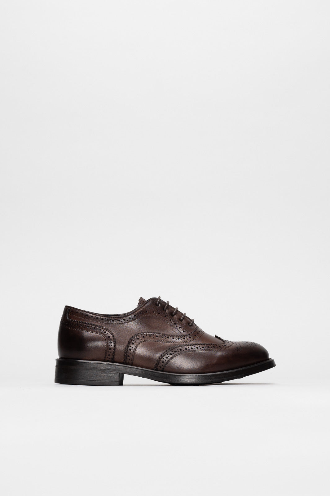 Women's Oxford Brogue Ginevra | Rustic Brown Calf Leather