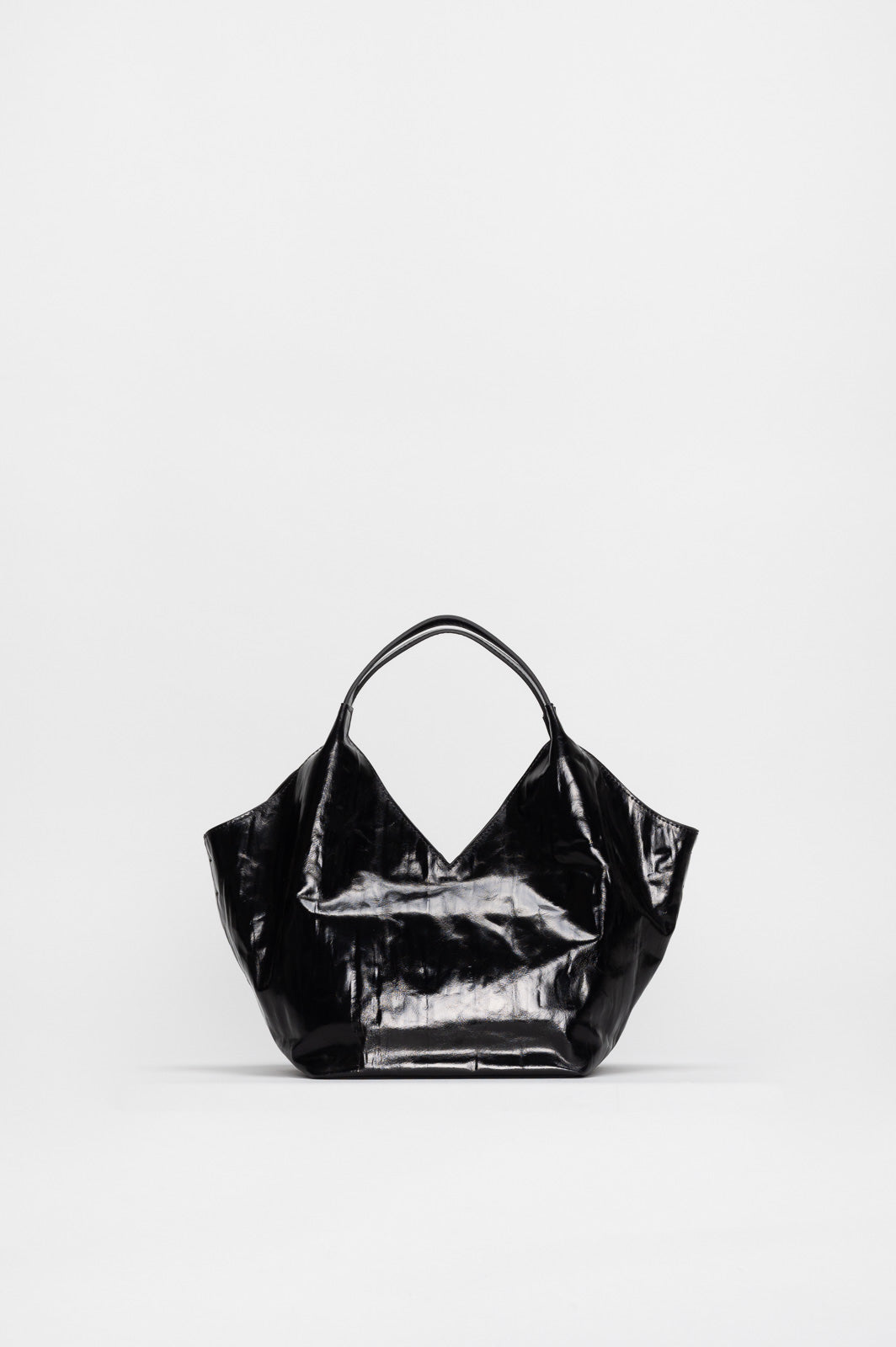 Handbag Elena | Black Patent Leather